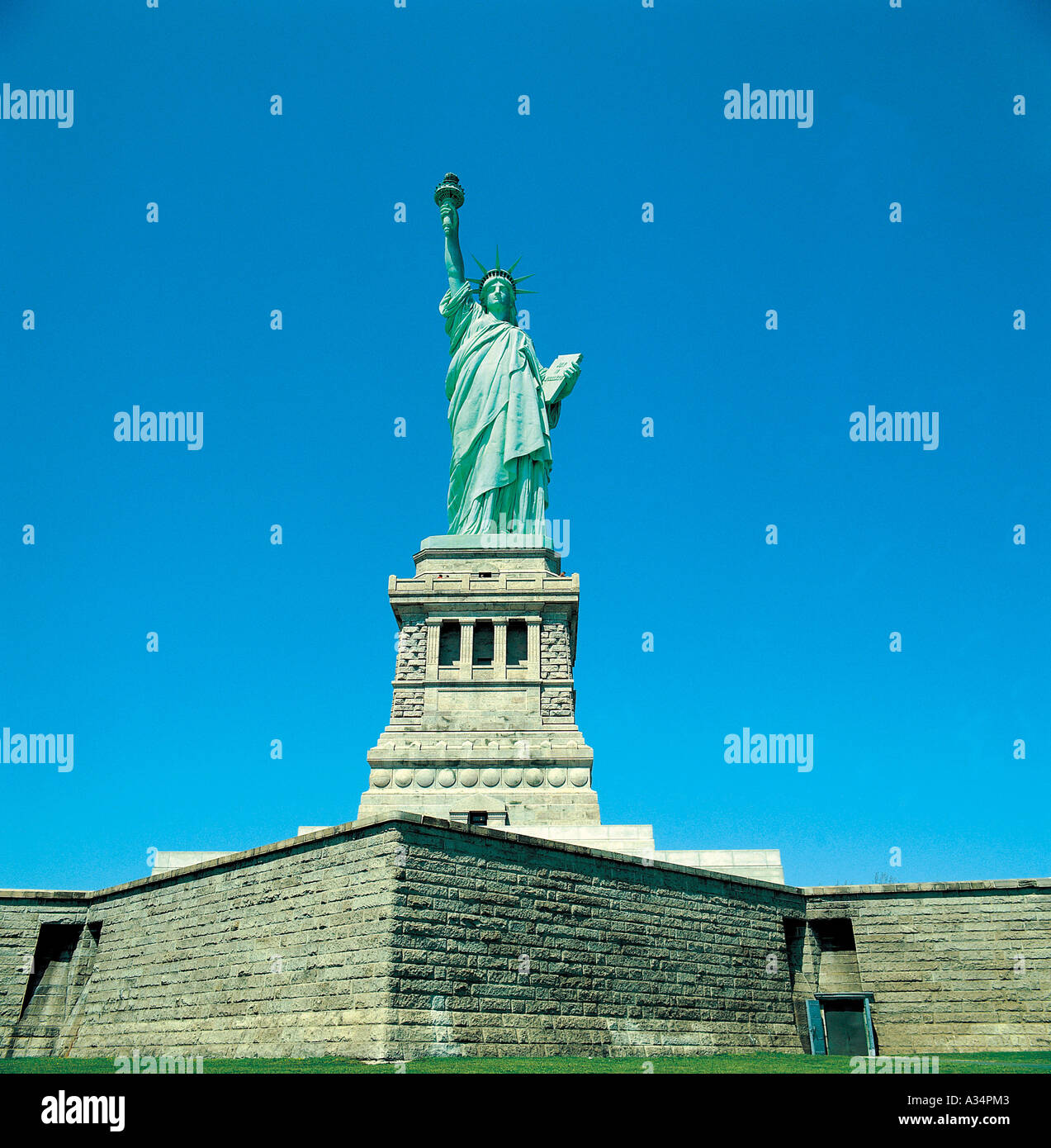 Eine Statue der Freiheit ist in den USA Stockfoto
