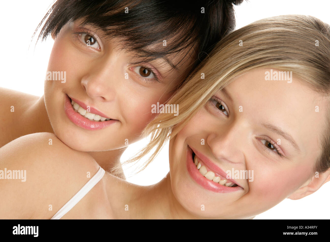 Zwei junge Frauen Stockfoto