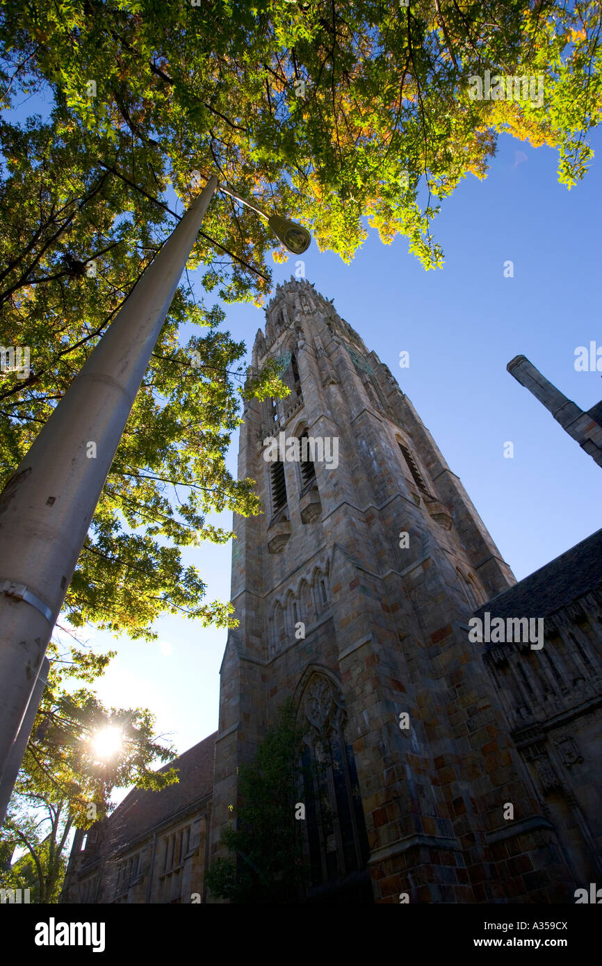 Yale University Harkness Tower Stockfoto