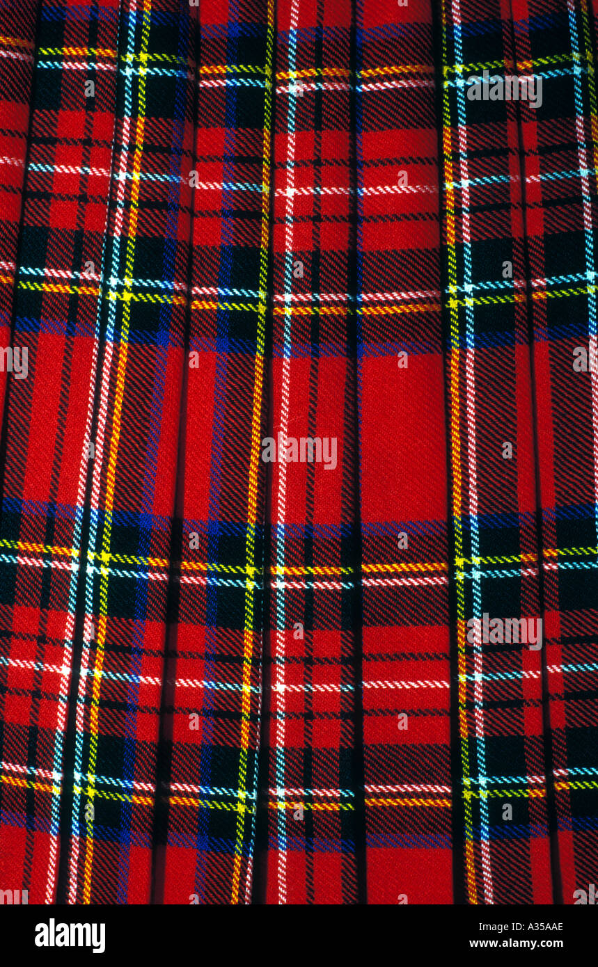 Tartan Plaid Stockfoto