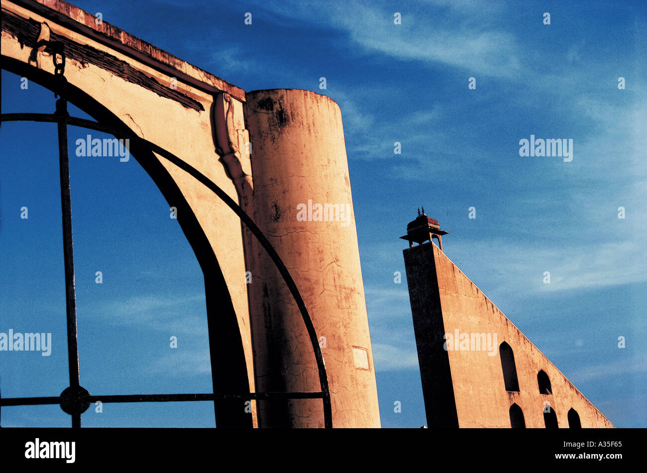 Jantar Mantar, astronomisches Observatorium, Delhi, Indien, indische Architektur Stockfoto