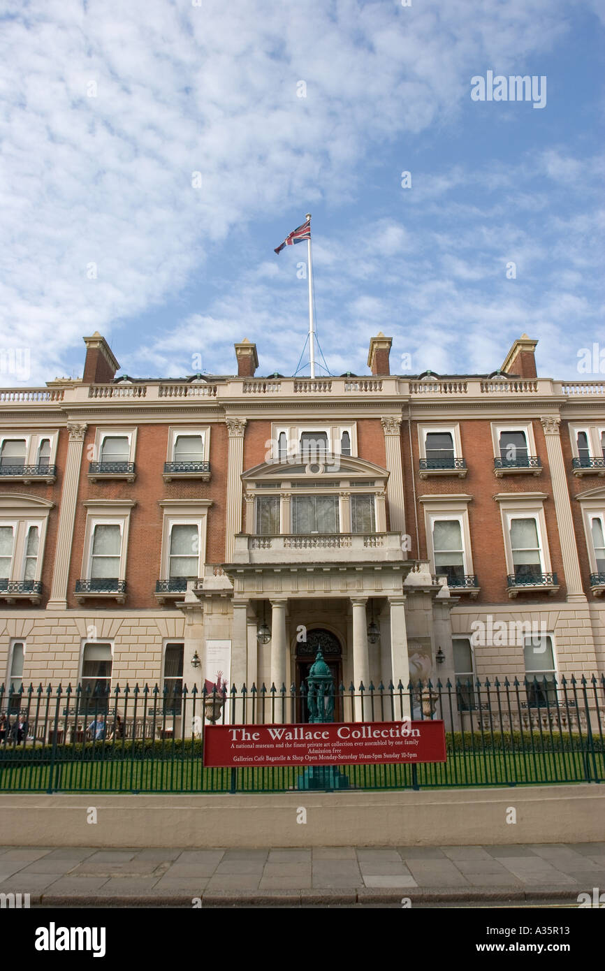 Die Wallace Collection Museum Manchester Square London England UK Stockfoto