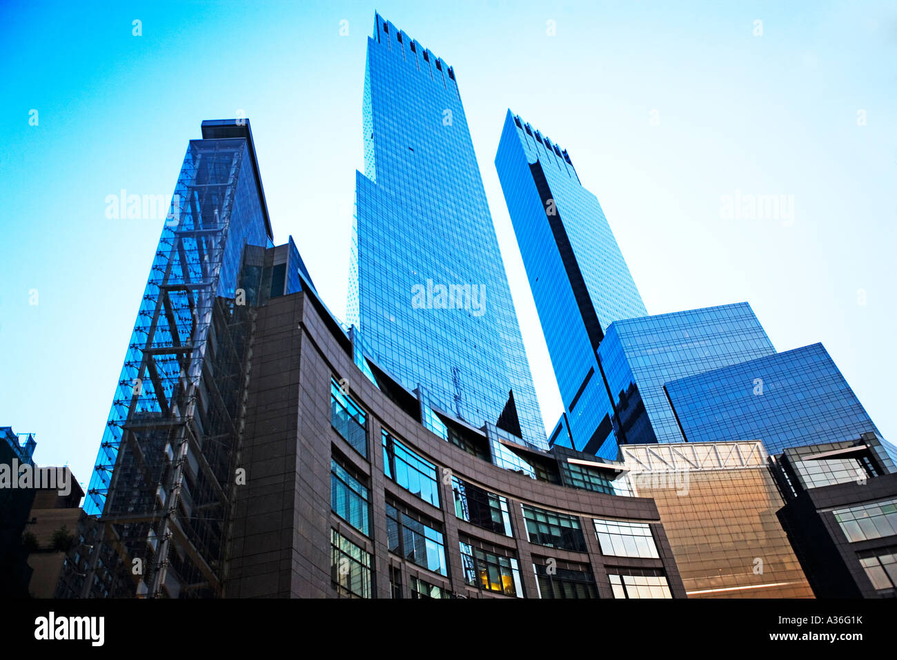 TIME WARNER CENTER, NEW YORK CITY Stockfoto