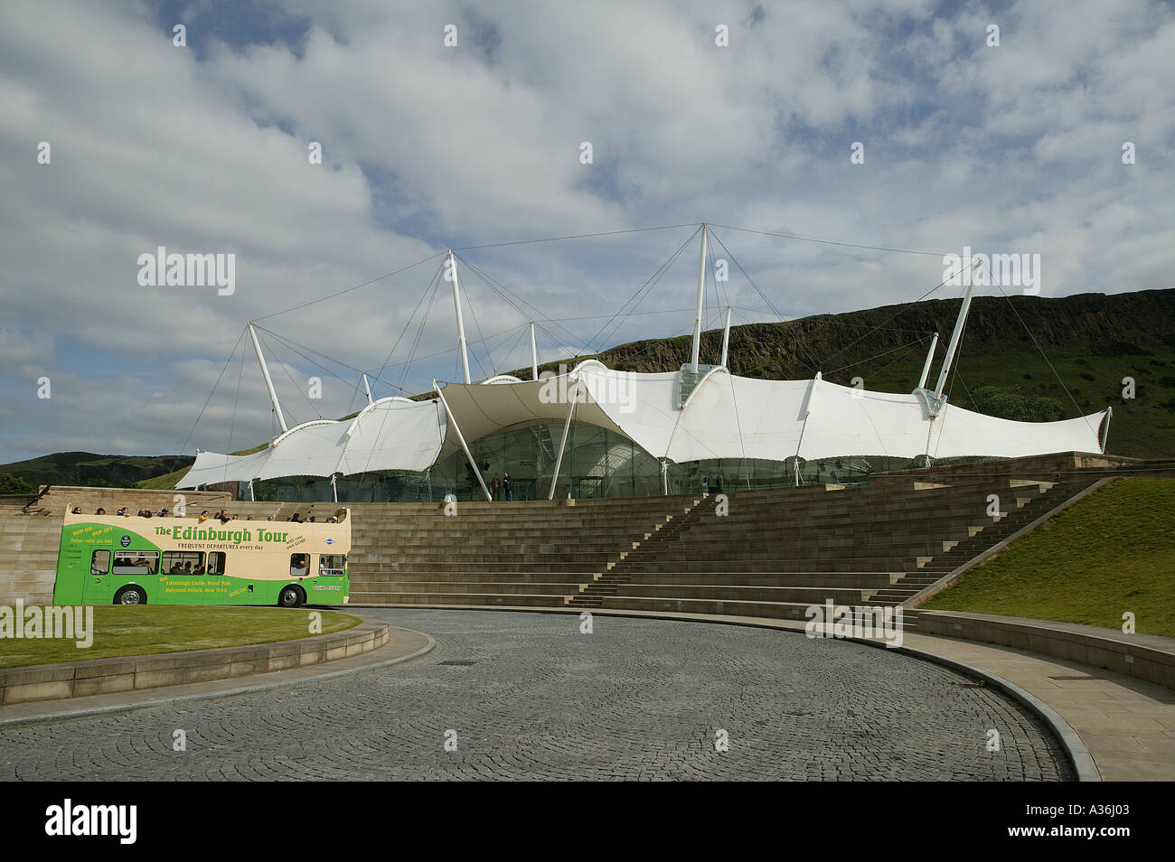 Unsere Dynamic Earth Stockfoto