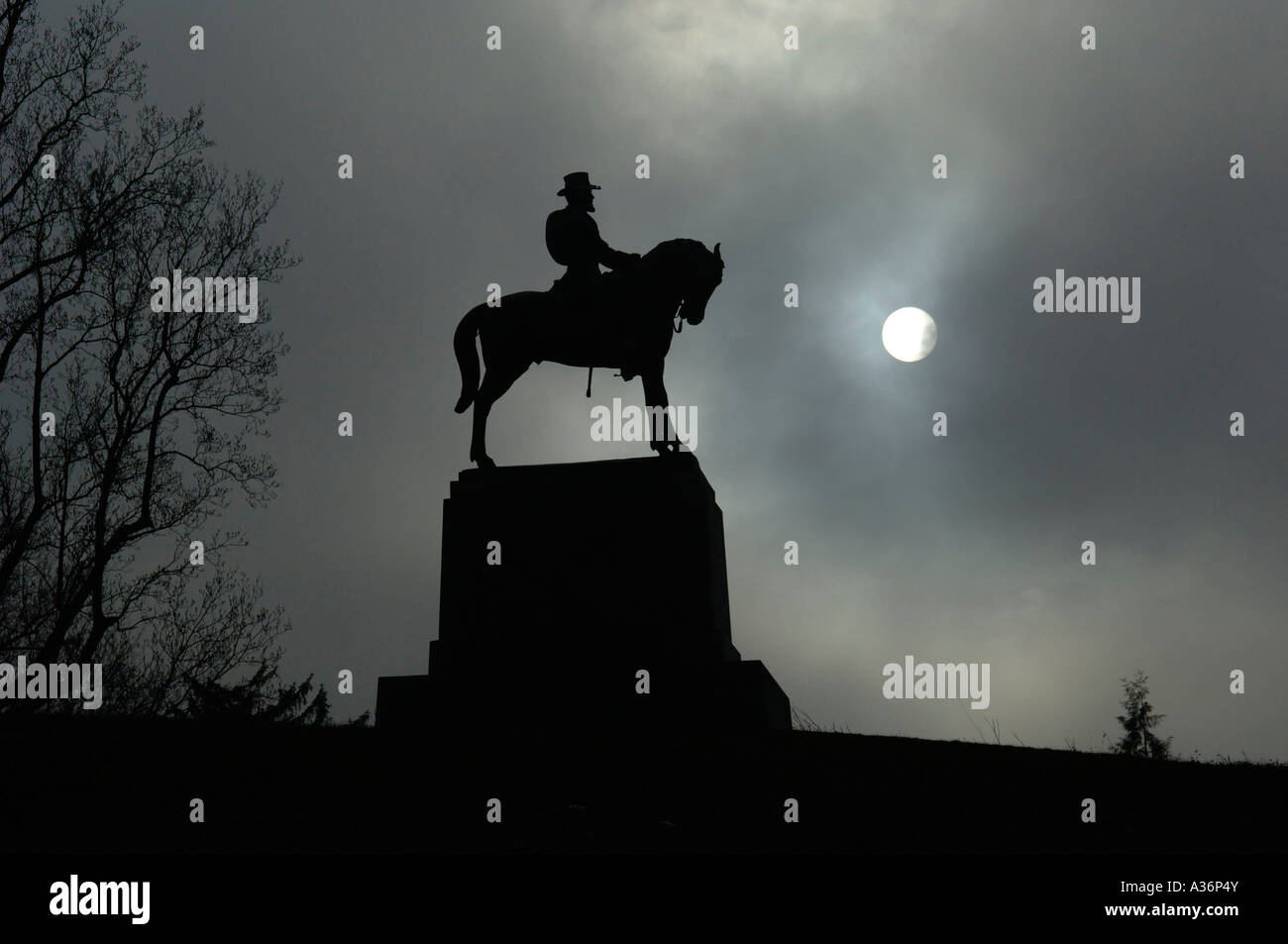 Gettysburg in Pennsylvania war eine entscheidende Schlacht im amerikanischen Bürgerkrieg Stockfoto