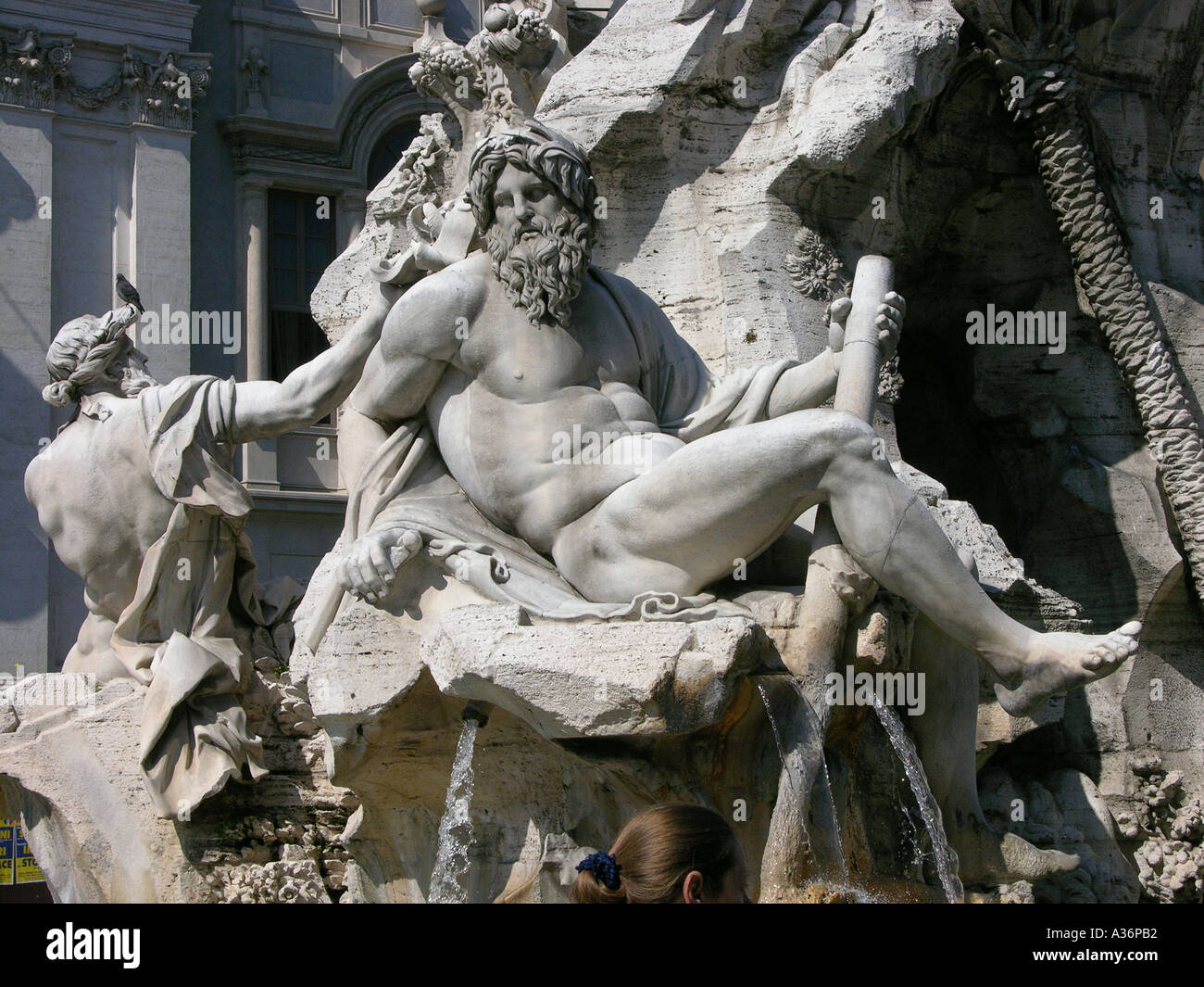 Fontana di Trevi, Rom Italien Stockfoto