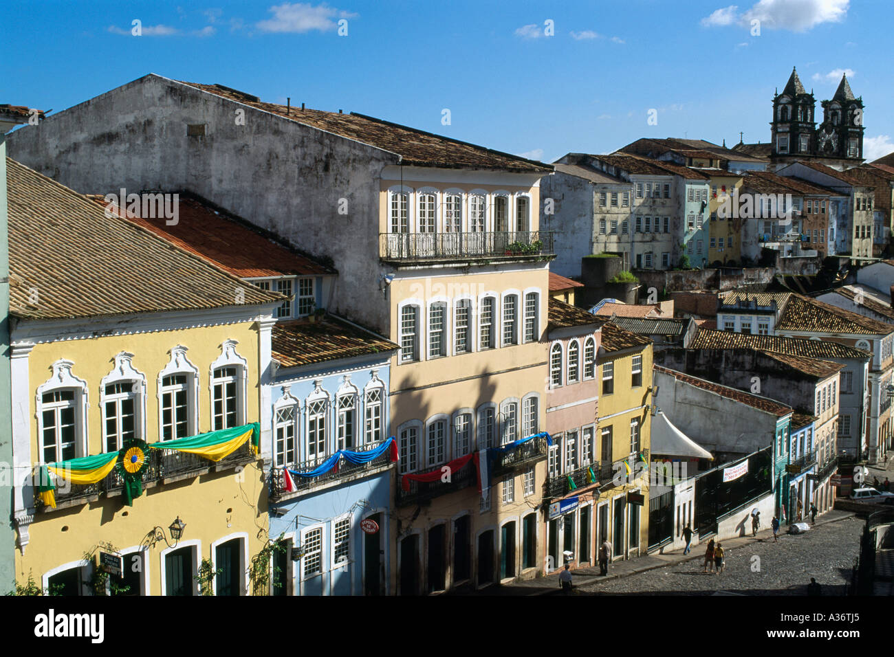 Pelourinho Salvador de Bahia Brasilien Stockfoto
