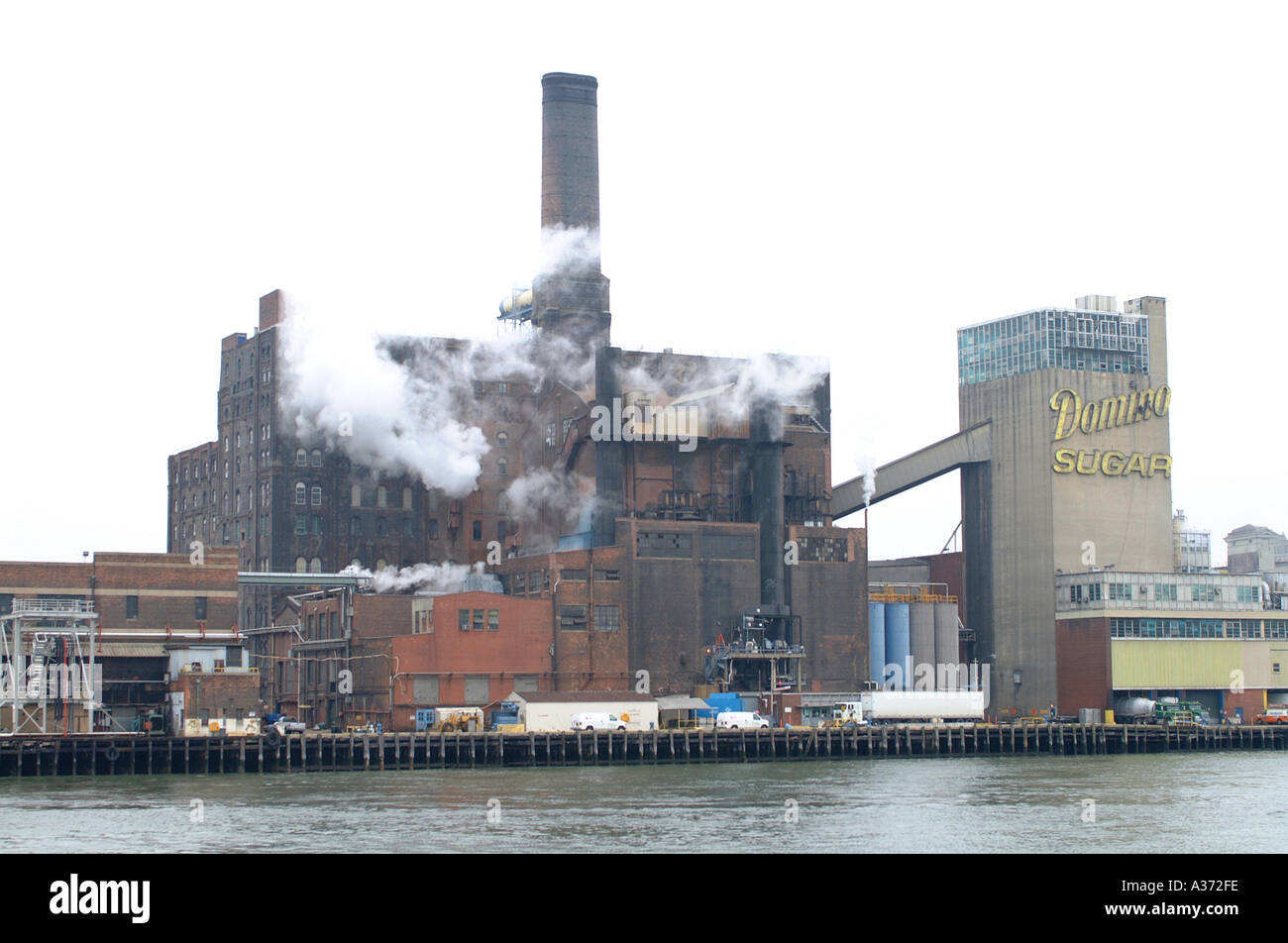 Domino Sugar Factory Brooklyn NewYork Stockfoto