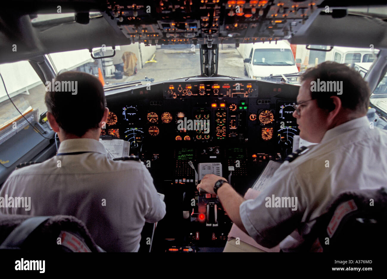 Airline-Piloten Stockfoto