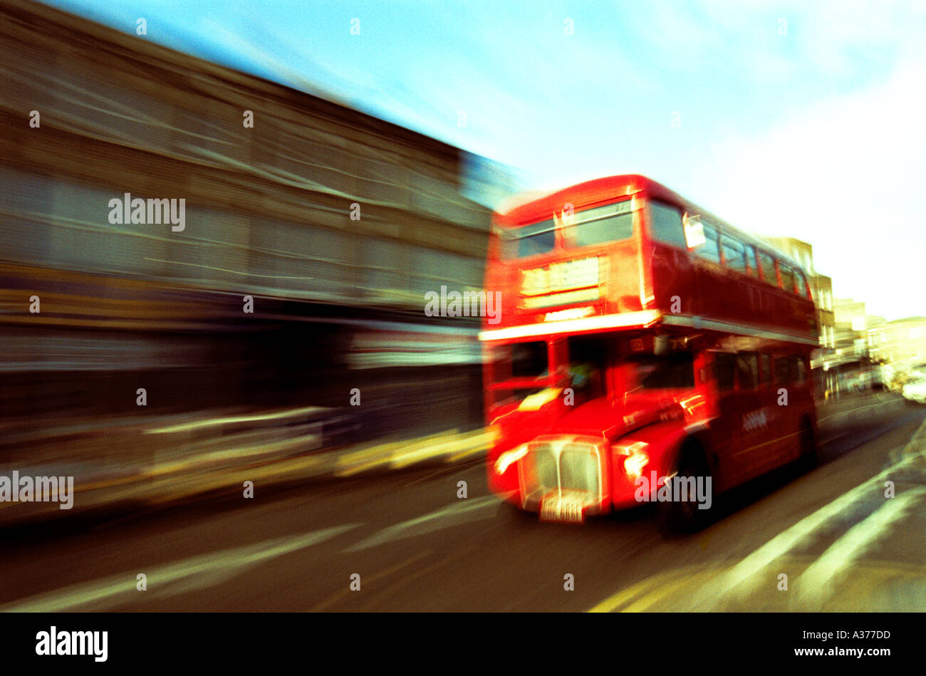 London-Doppeldecker-bus Stockfoto