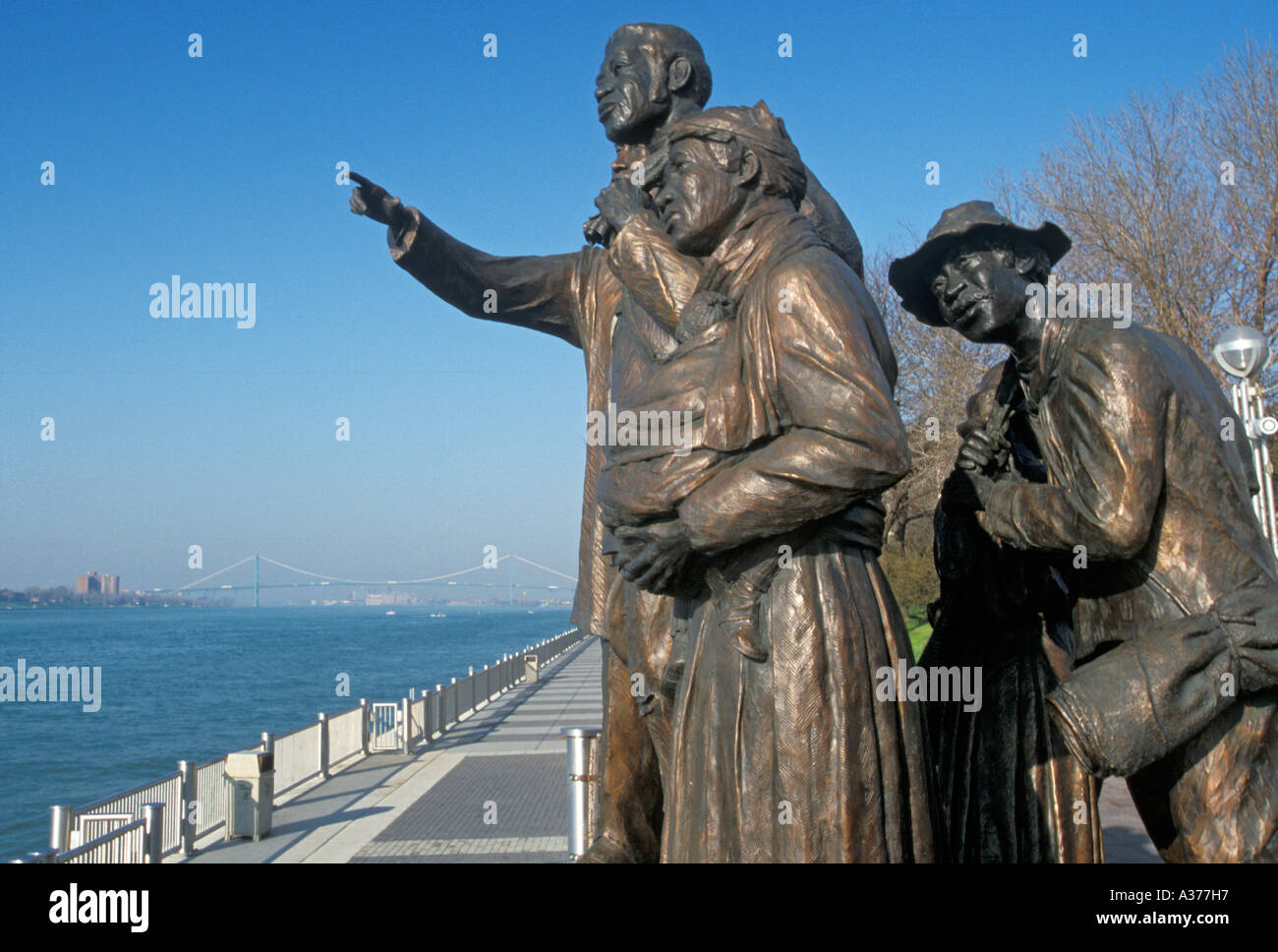Underground Railroad Denkmal Stockfoto
