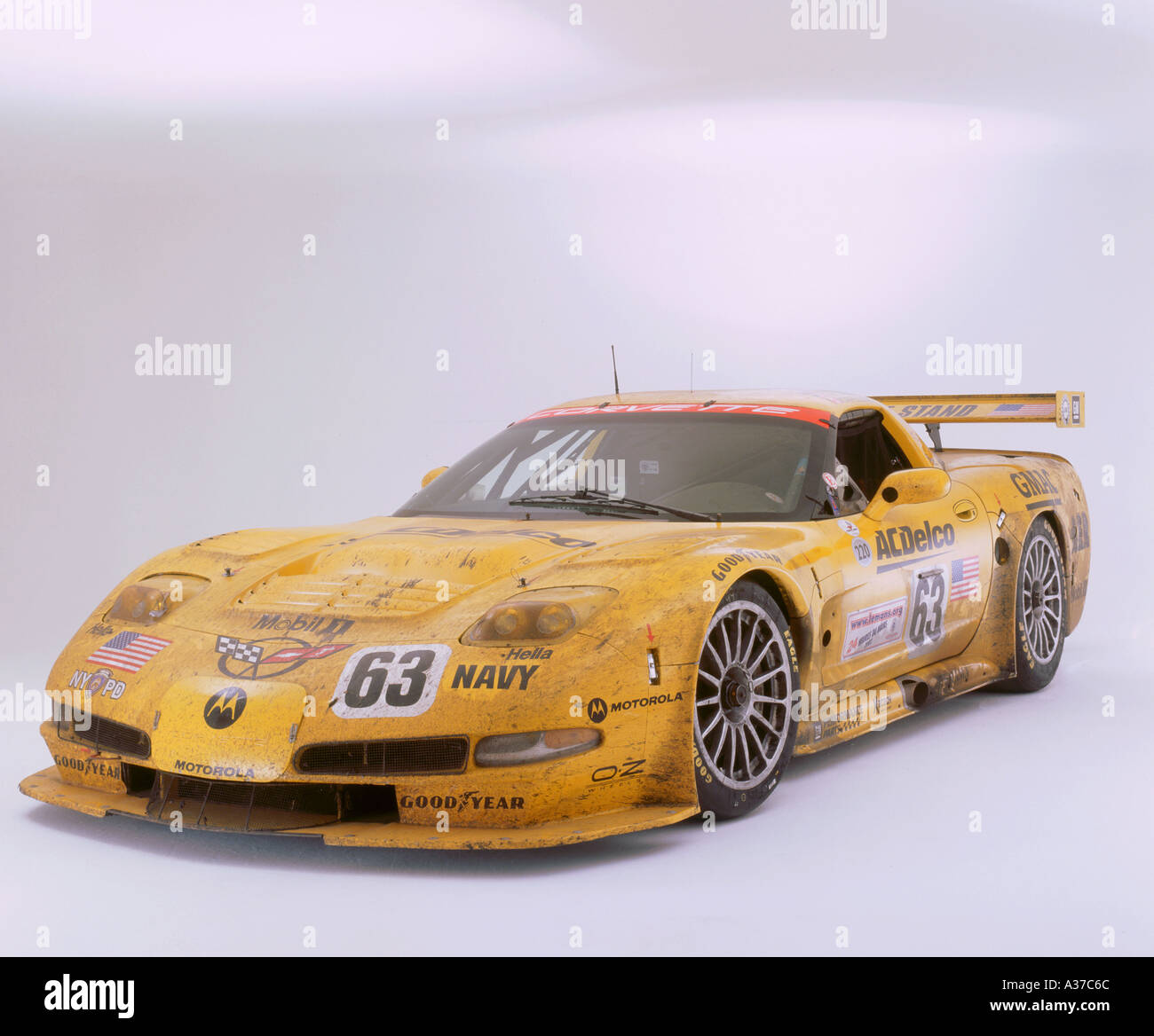 2002 Chevrolet Corvette Le Mans-Rennwagen Stockfoto