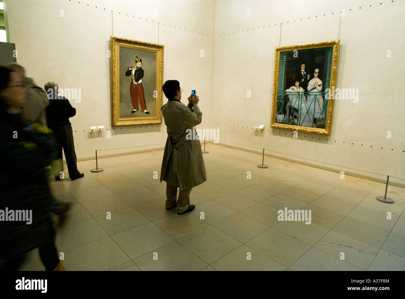 PARIS Frankreich Musée d ORSAY konvertiert RAILWAY STATION Gemälde von MANET Stockfoto