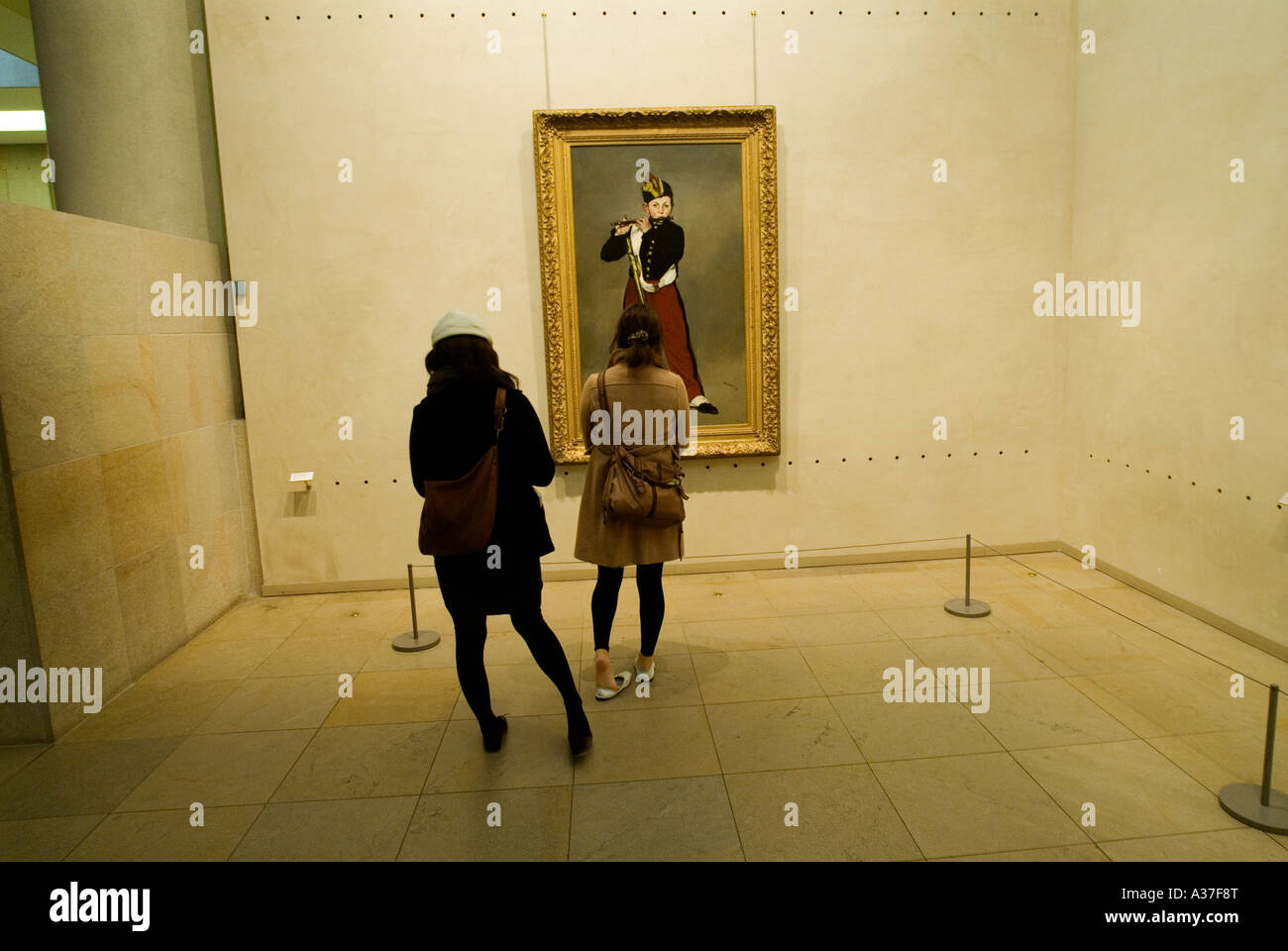 Musée d ' Orsay Kunstgalerie in Paris Frankreich. Le Fifer von Edouard Manet. Stockfoto