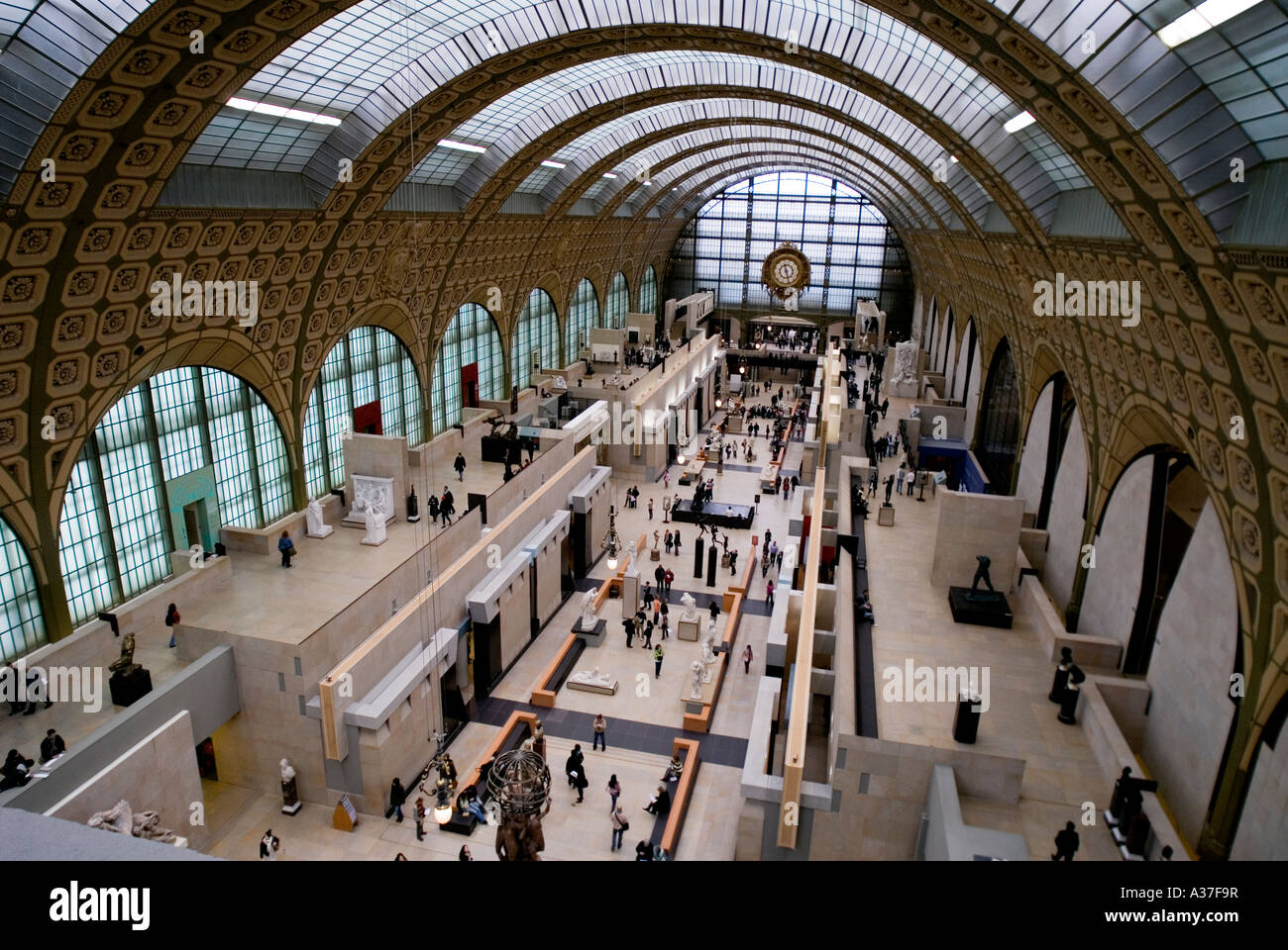 PARIS Frankreich Musée d ORSAY konvertiert RAILWAY STATION 2007 Stockfoto