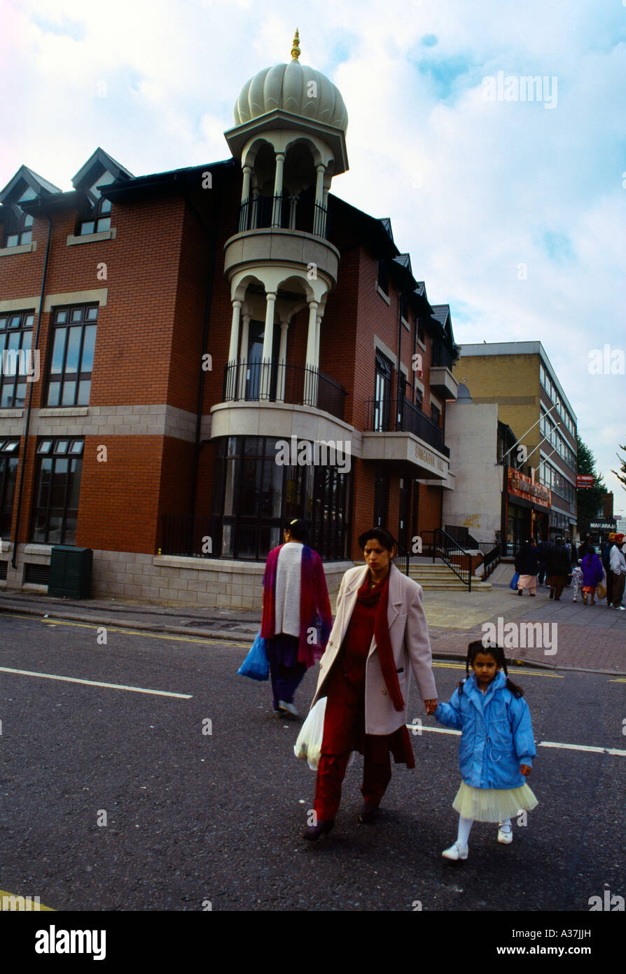 Southall England Ramgarhia Hallenneubau Stockfoto