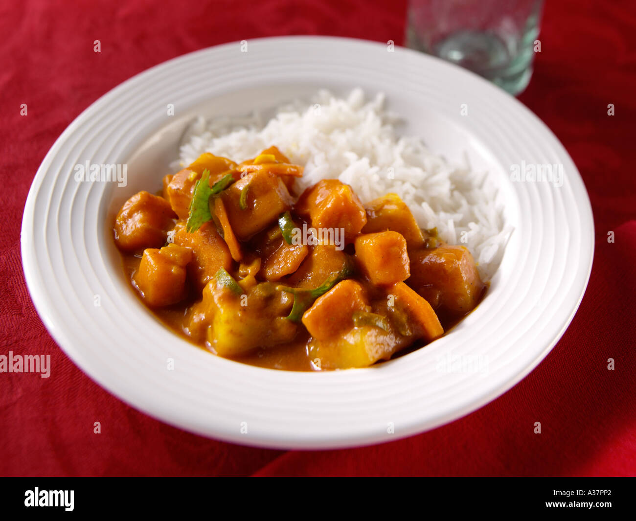 Wurzel-Gemüse-curry Stockfoto