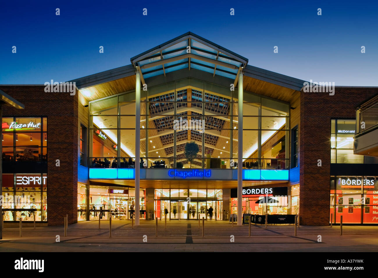Chapelfield Einkaufszentrum Norwich Stockfoto