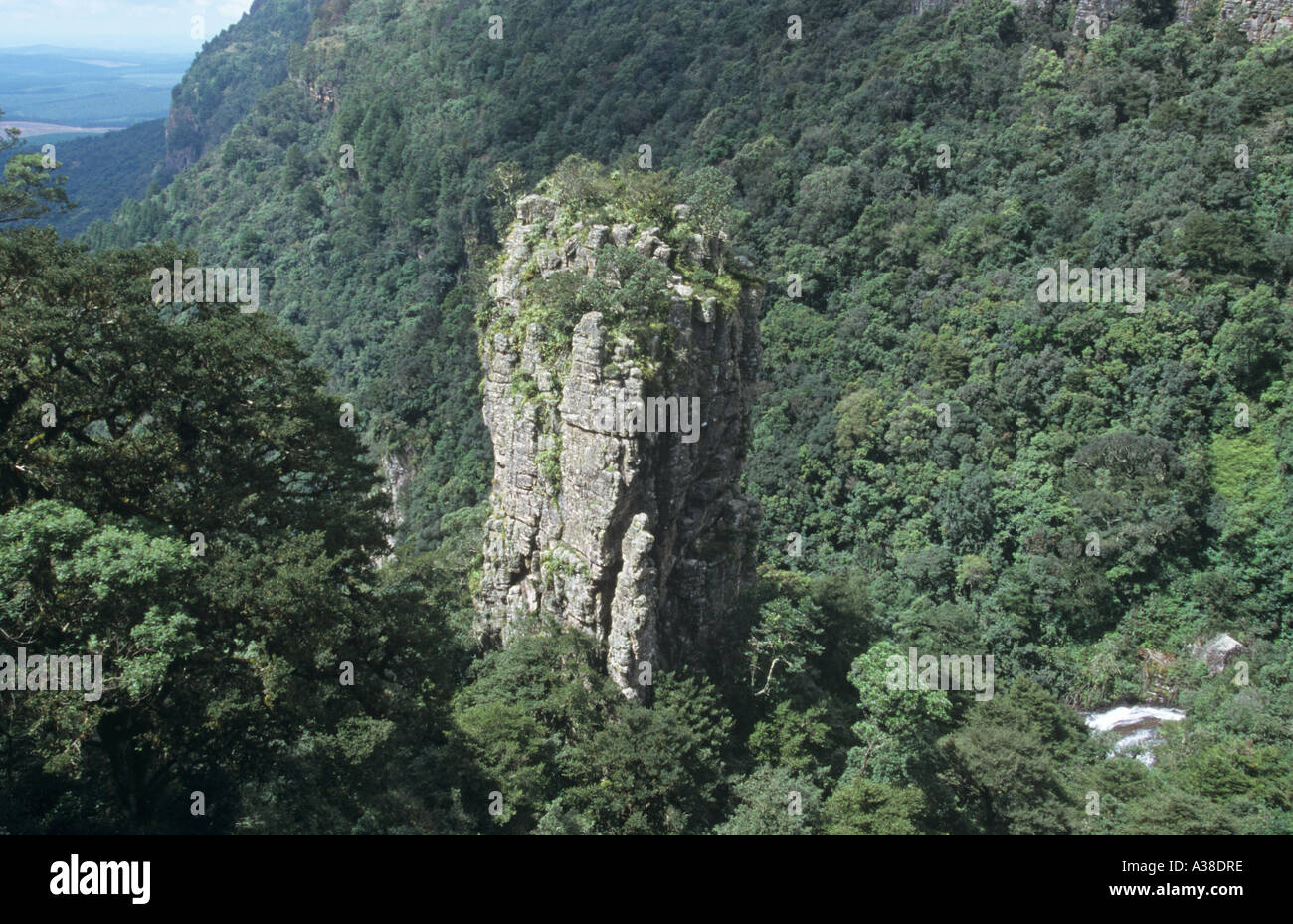 Der Pinnacle Blyde River Canyon Graskop Südafrika Stockfoto