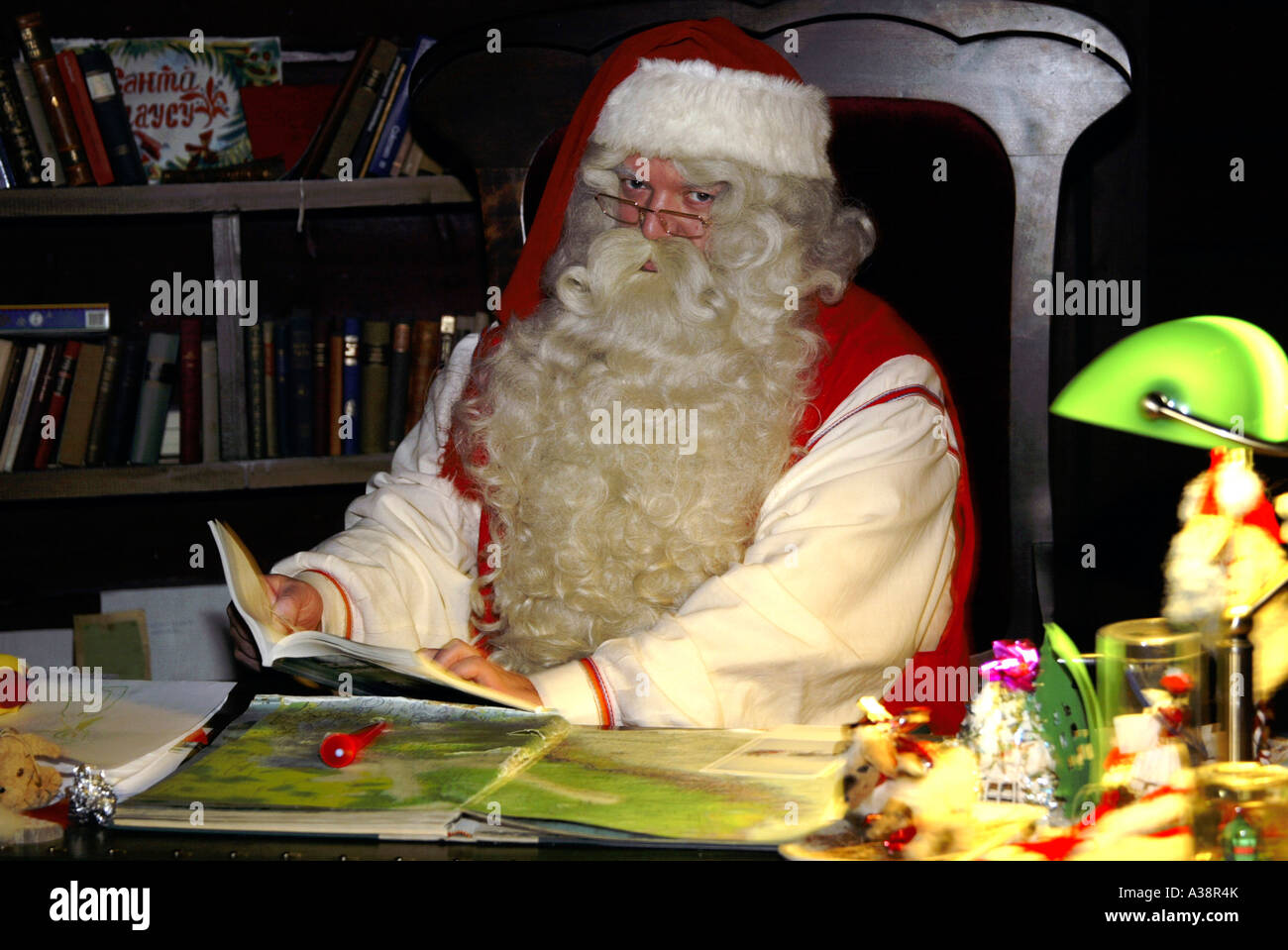Finnland Santa Park, Santa Claus in Finnland Stockfoto