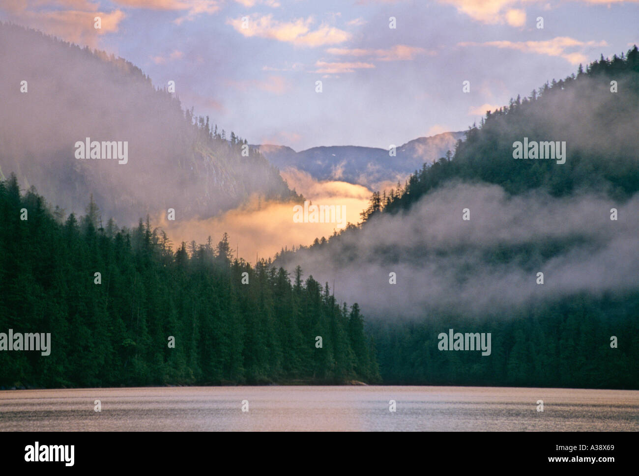 Pazifische Küste Morgen Stockfoto