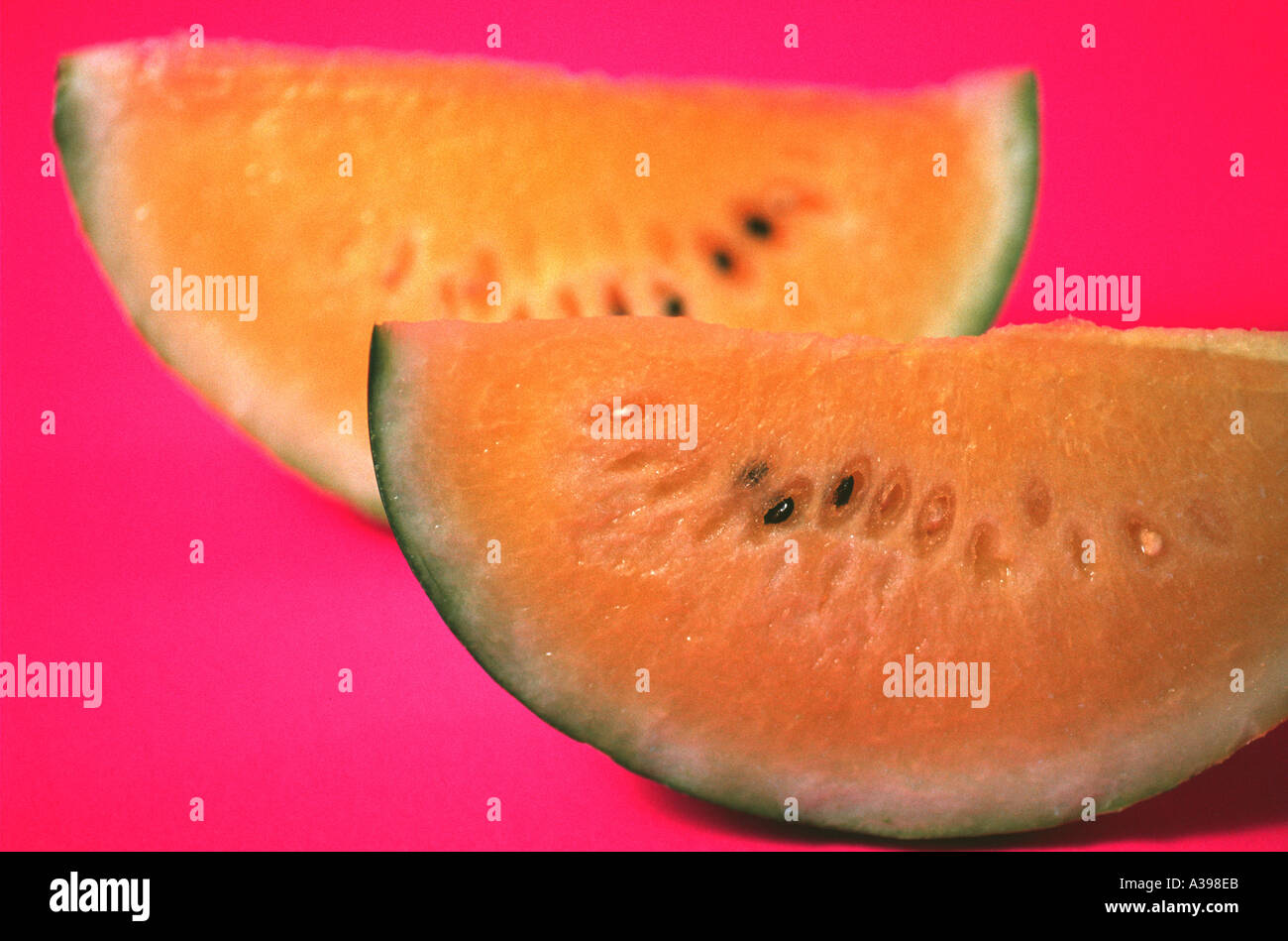 Gelbe Wassermelone Stockfoto