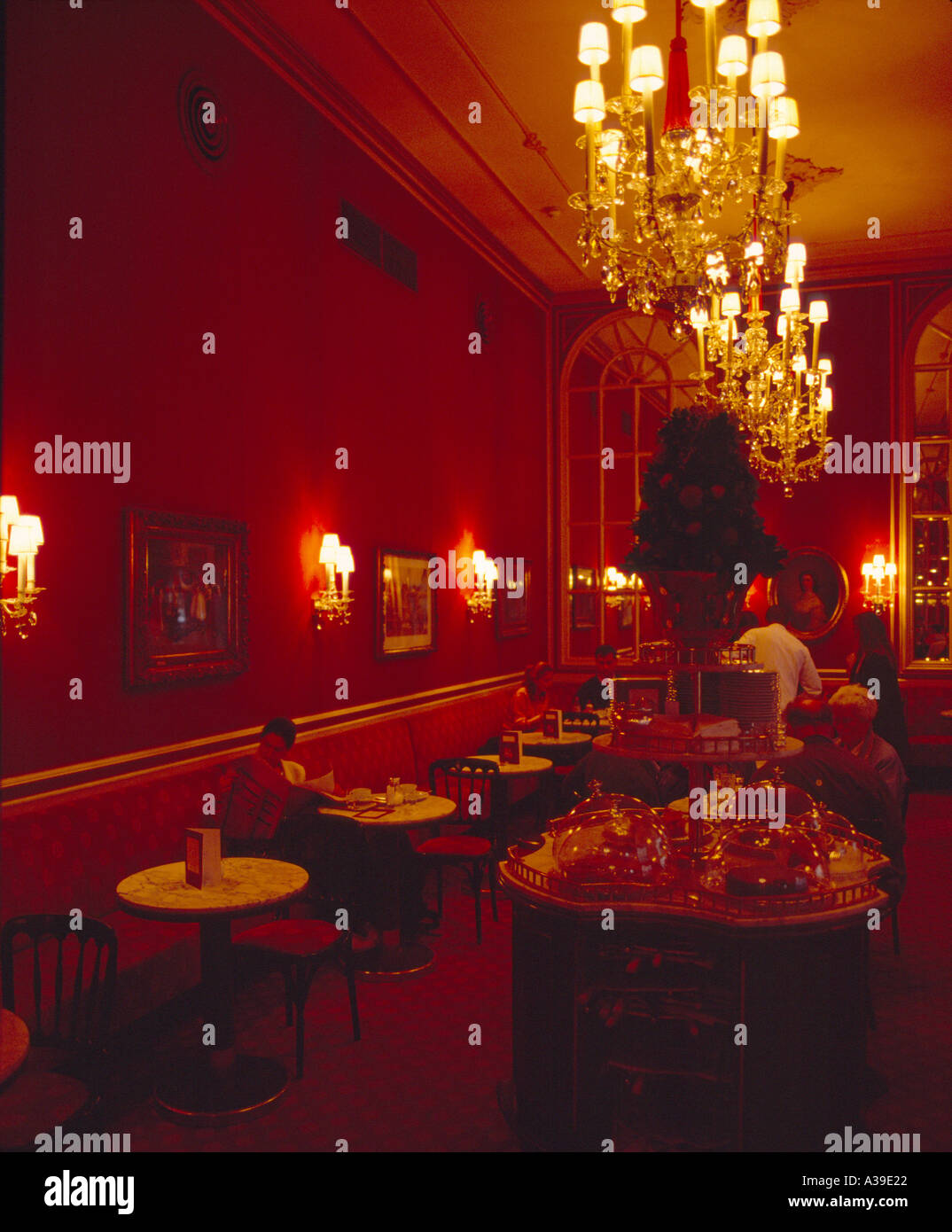 Hotel Sacher in Wien Stockfoto