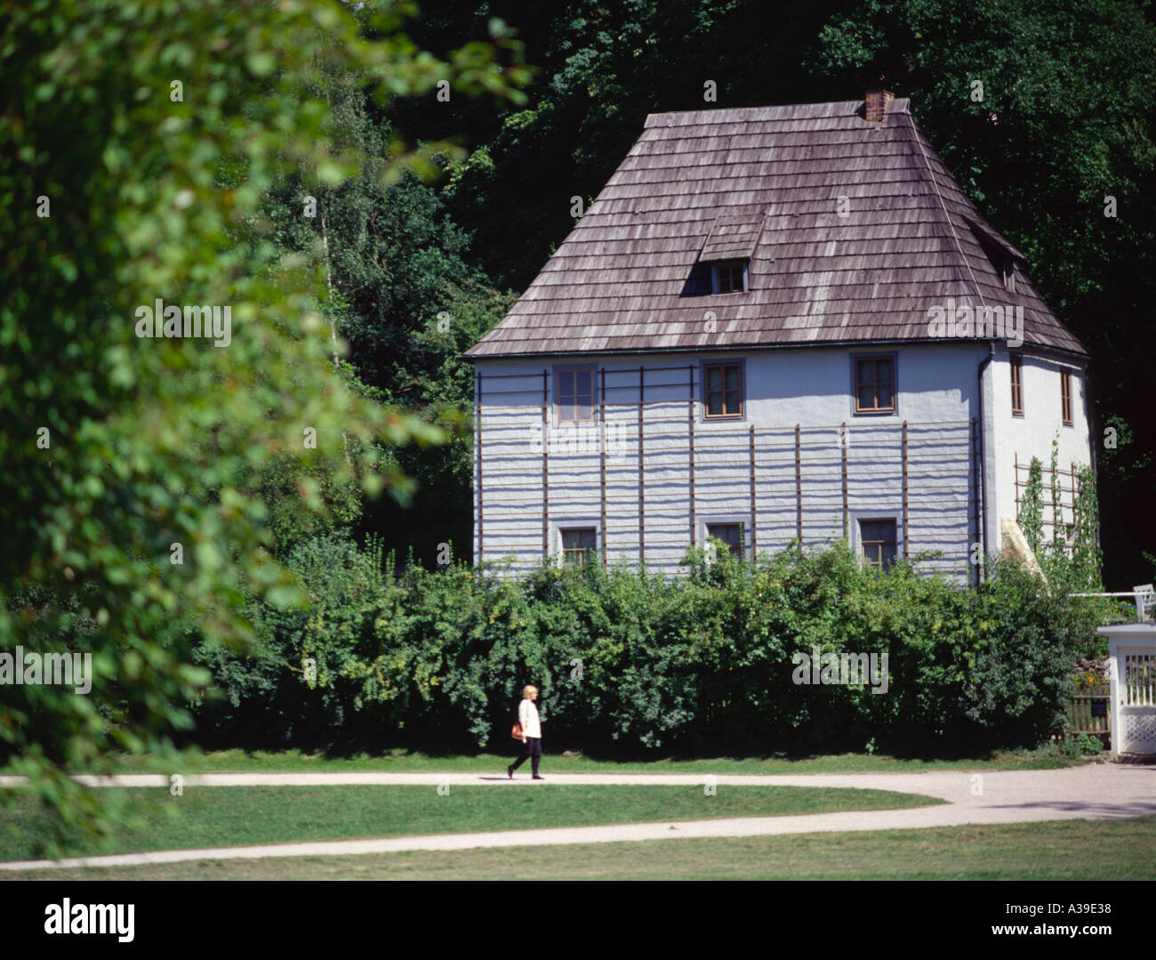 Goethe s Gartenhaus in Weimar Stockfoto