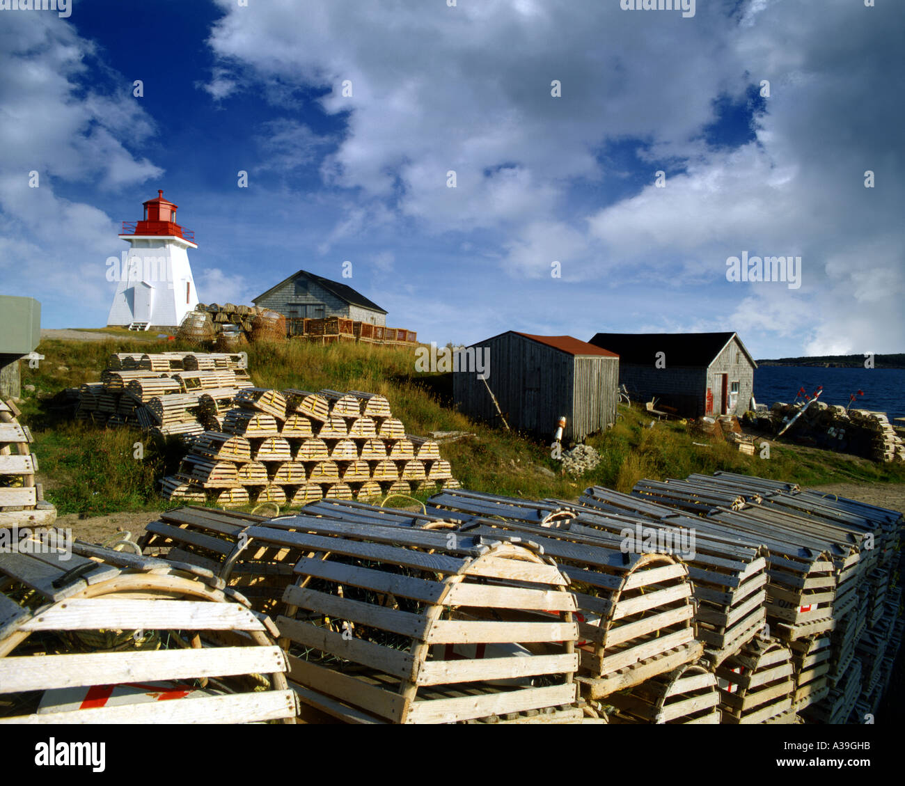 CA - NOVA SCOTI: Neils Harbor auf Cape Breton Island Stockfoto
