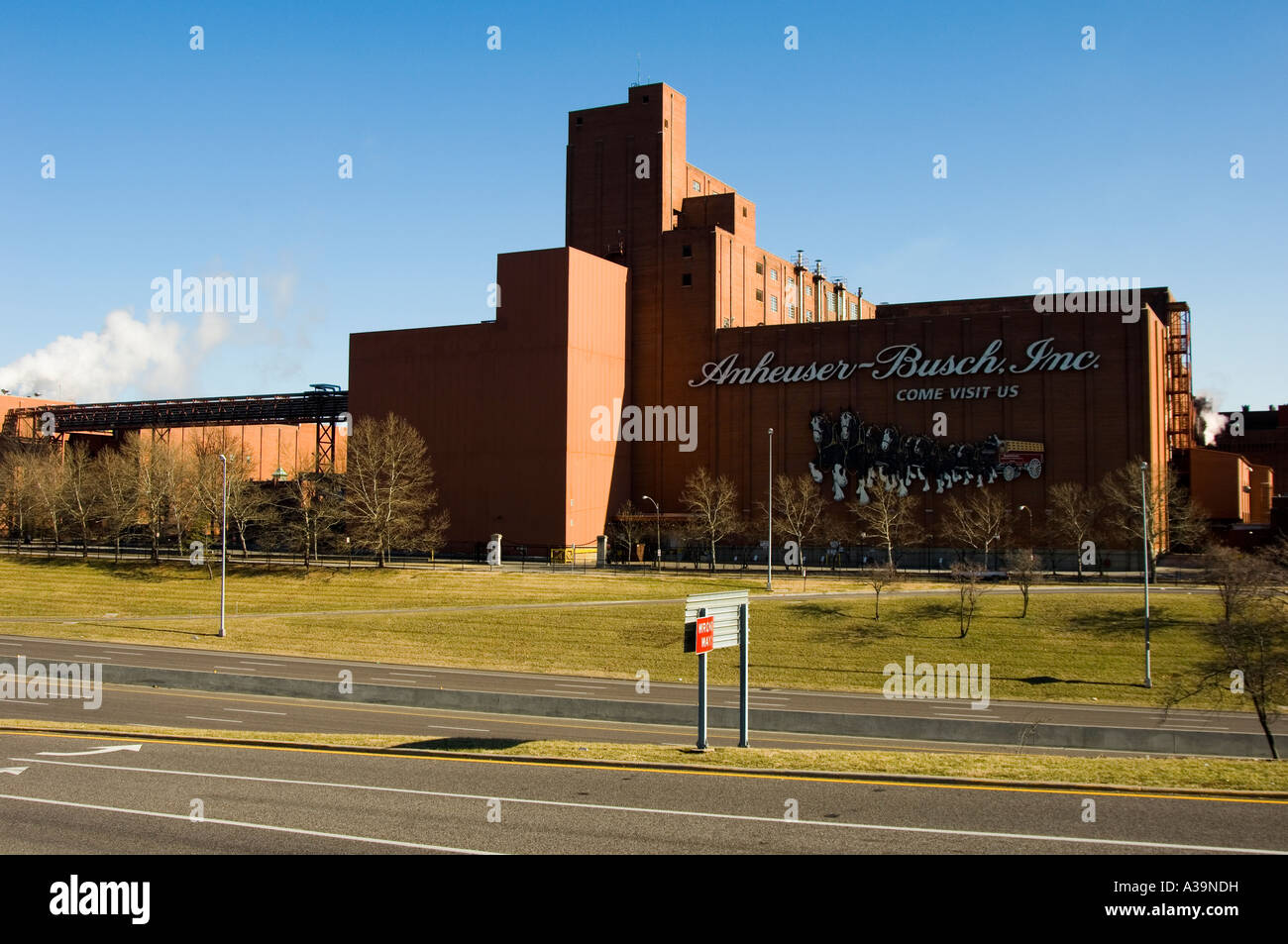 Anheuser-Busch Inc. Gebäude in St. Louis in Missouri Stockfoto