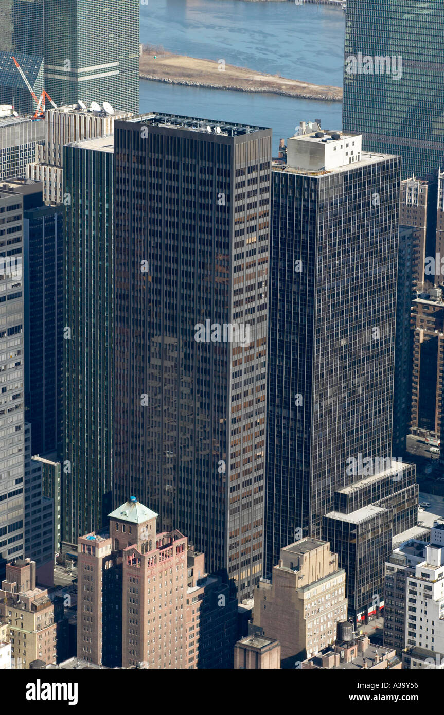 Seagram Building von New York City, USA. Architekt: Ludwig Mies van der Rohe Stockfoto