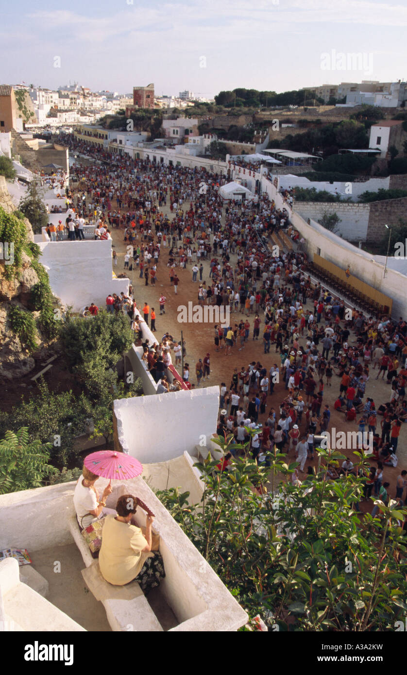 Festival von Sant Joan - Ciutadella, Menorca, Spanien Stockfoto
