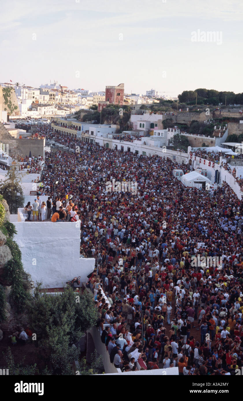 Festes de Sant Joan - Ciutadella, Menorca, Spanien Stockfoto