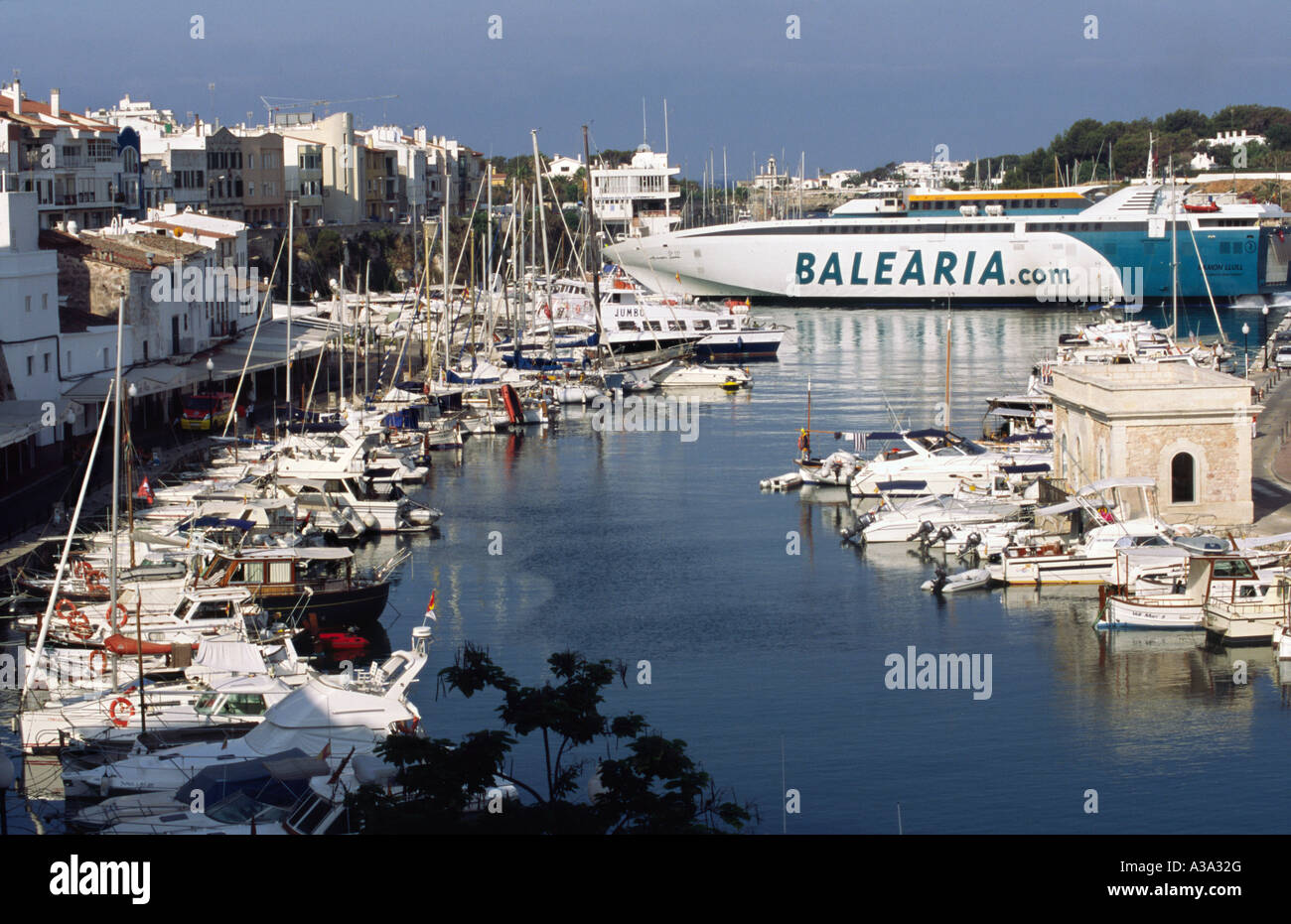 Hafen - Ciutadella, Menorca, Spanien Stockfoto