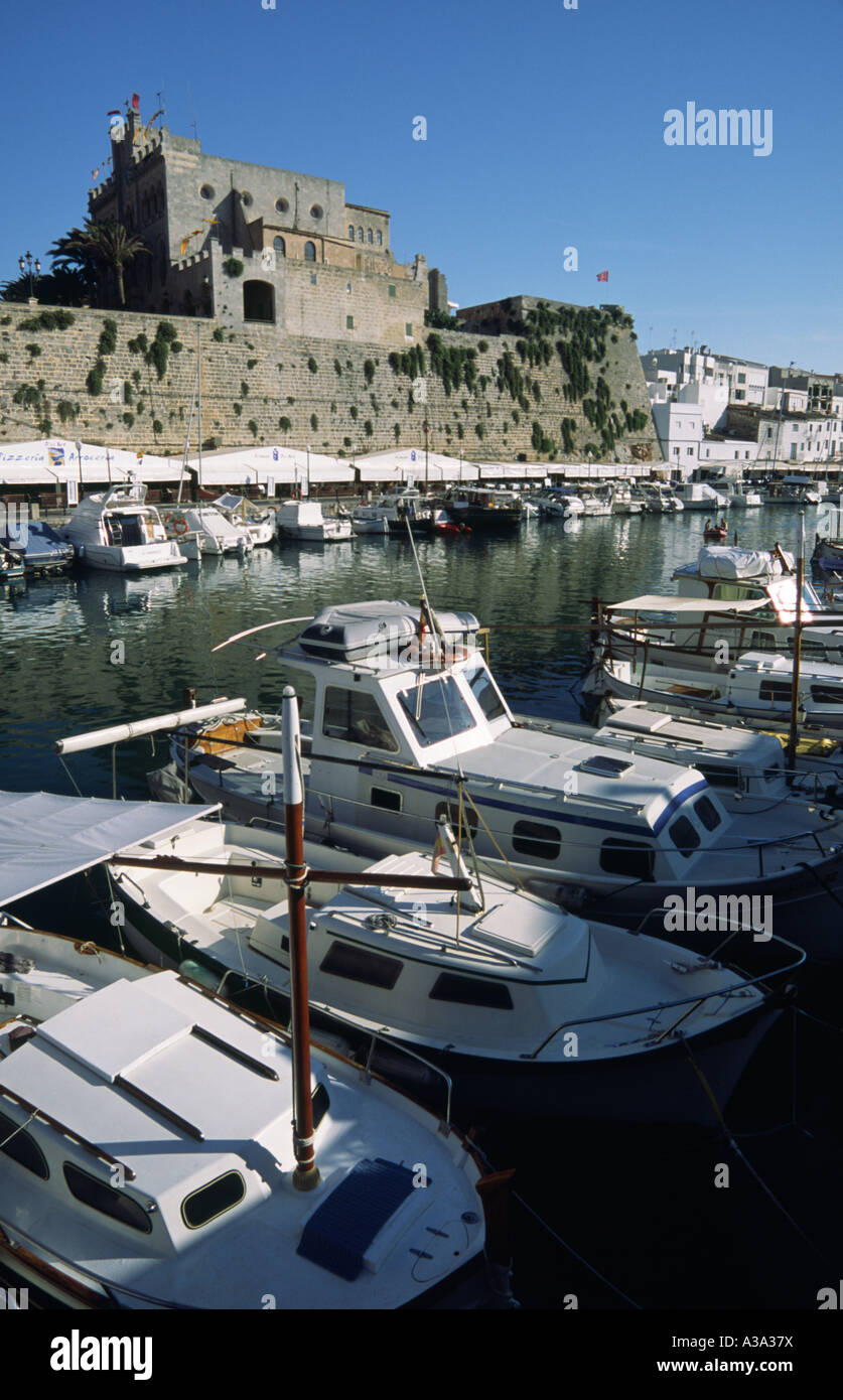 Port - Ciutadella, Menorca, Spanien Stockfoto
