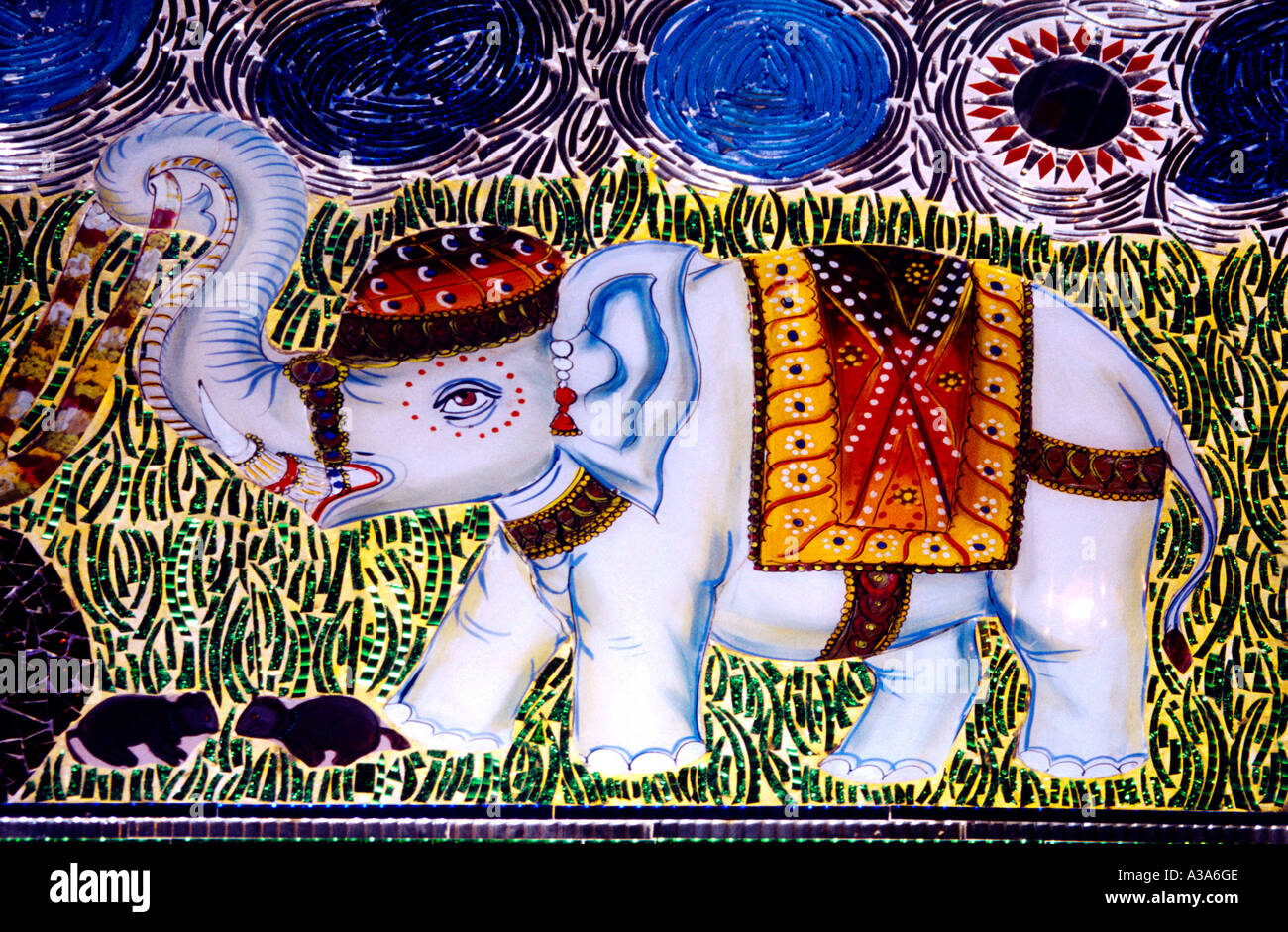 Amritsar Indien Ganesh (Hindu) Stockfoto Amritsar Indien Ganesh (Hindu) Stockfoto
