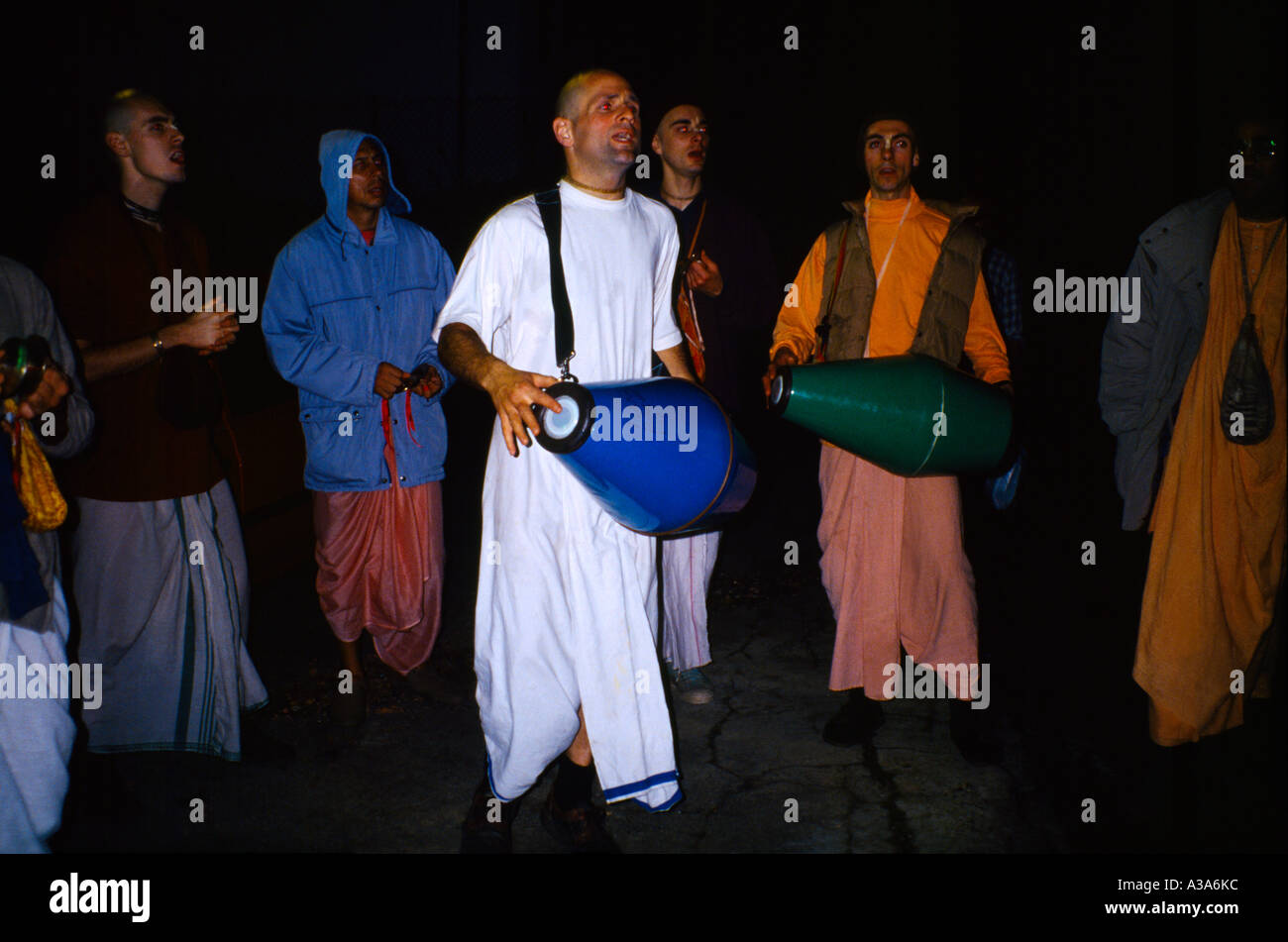 England London Wembley Diwali Parade Hare Krishna Stockfoto