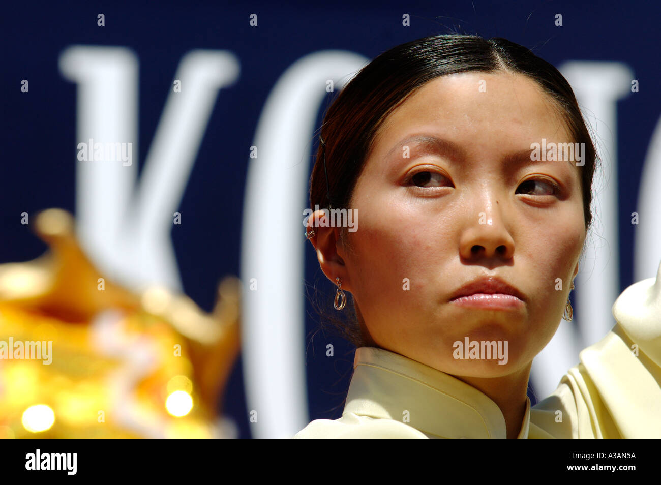 Kalifornien, San Francisco, chinesischer Kampfkünstler Stockfoto