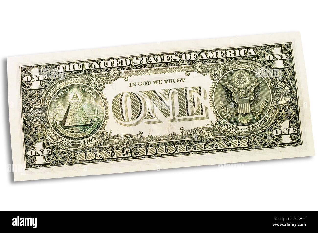 1 Dollar Stockfoto