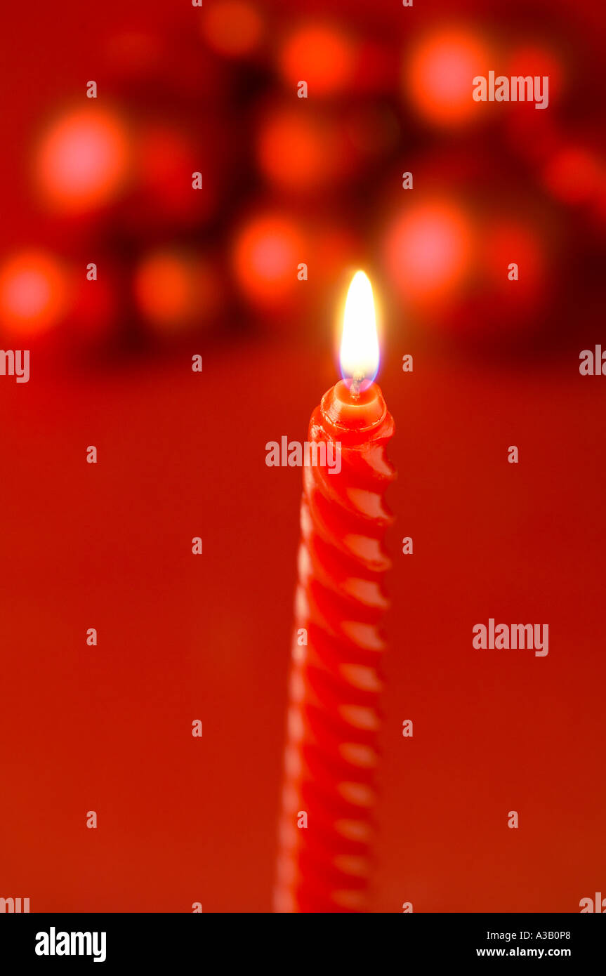 Weihnachten, Event, Candle-Light, rot, Weihnachten, Leben Ev Stockfoto