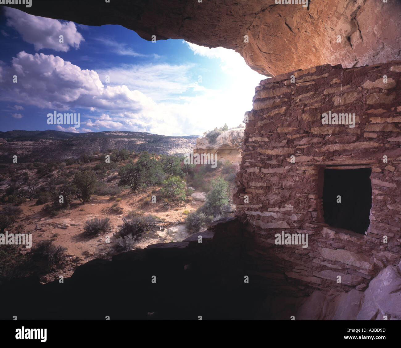Anasazi Klippe Wohnung Süd-Utah Stockfoto
