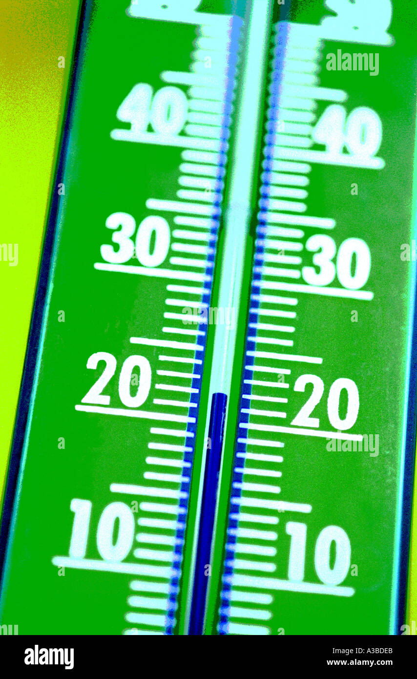 Thermometer Stockfoto