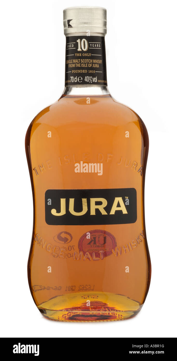 Jura single-Malt Whisky schottischer Whisky Insel Westküste Schottlands Hebriden innere UK United Kingdom GB Großbritannien EU Stockfoto
