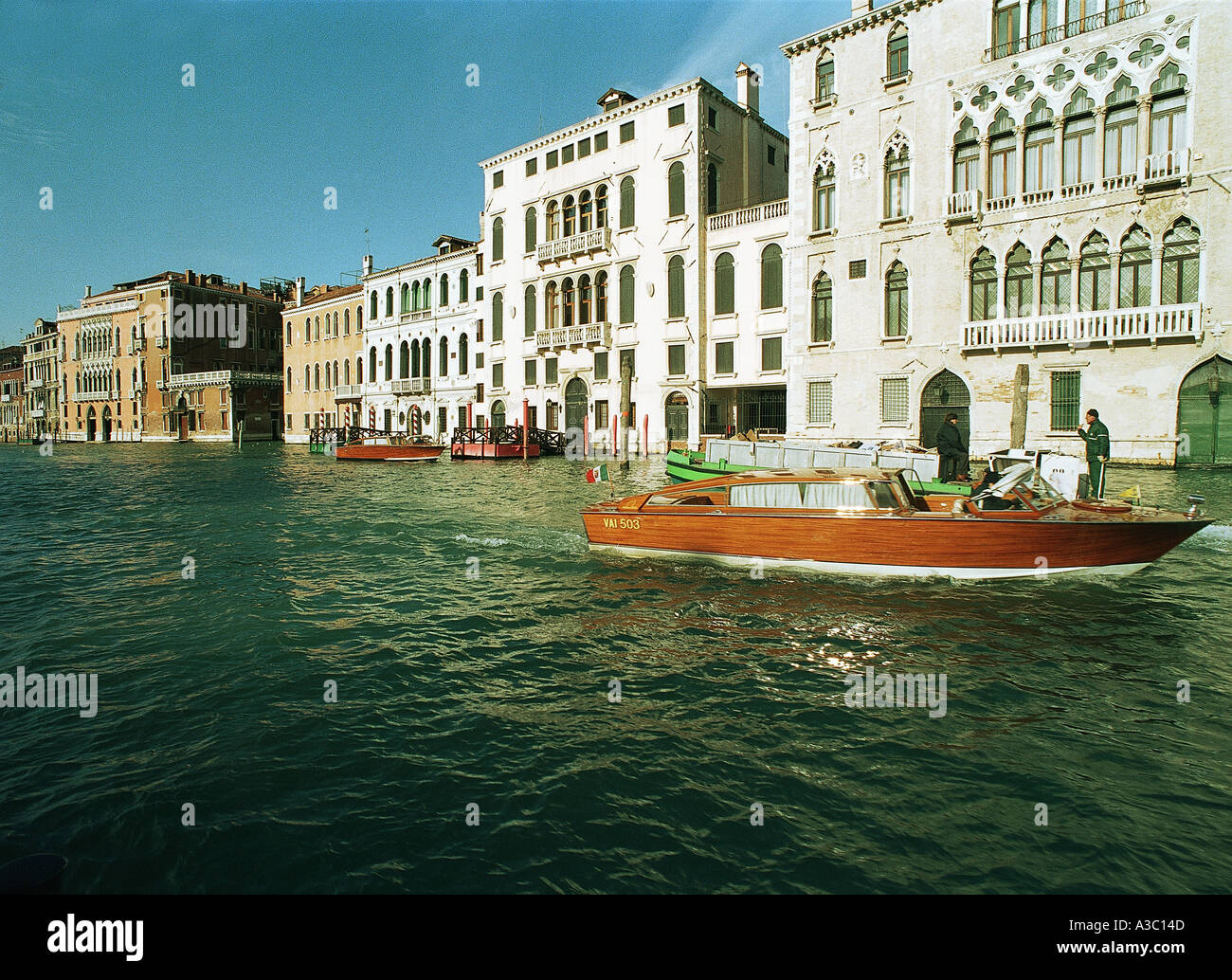 Canale Grande In Venedig Italien Stockfoto
