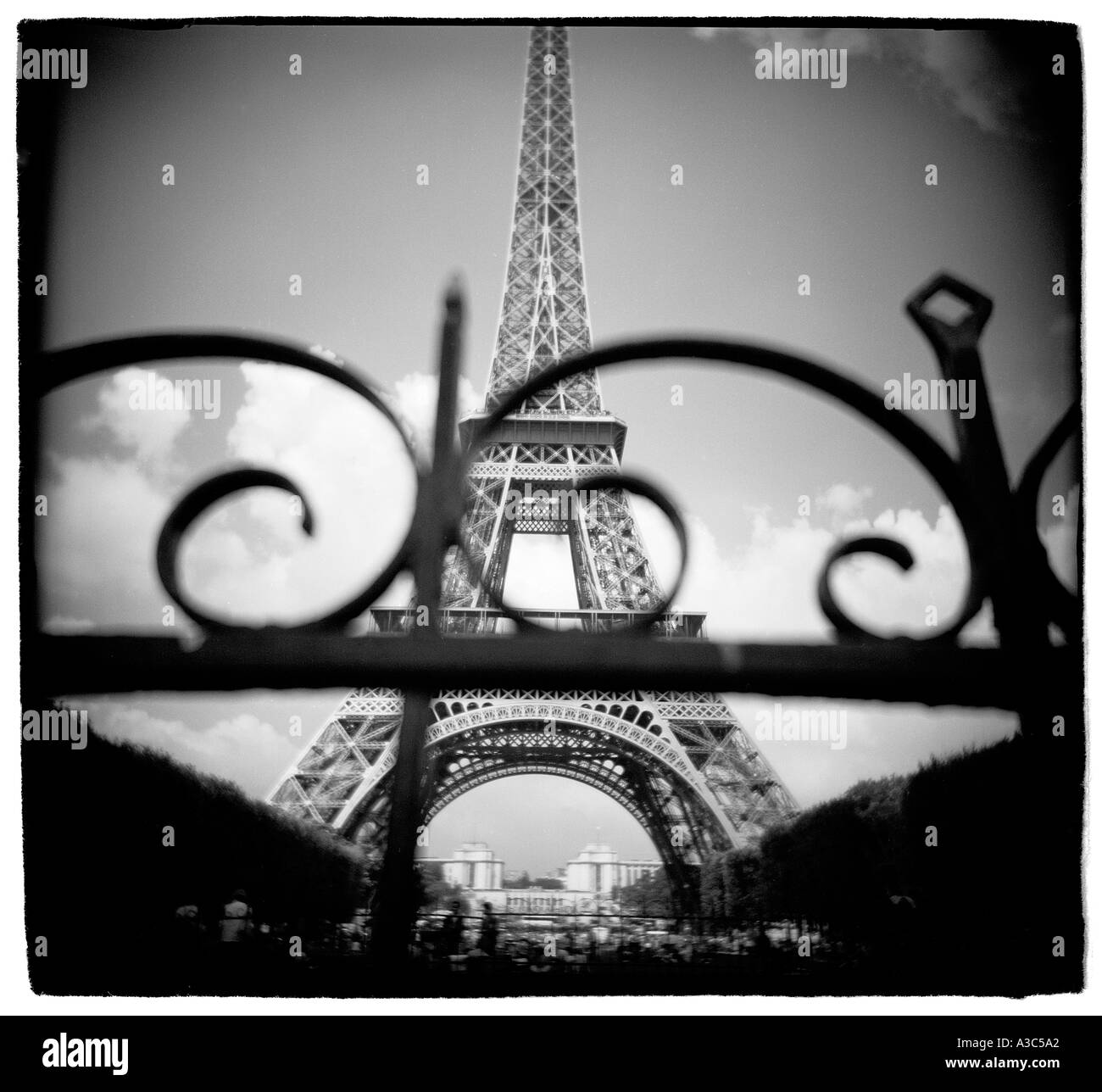 Eiffelturm Paris Frankreich Stockfoto