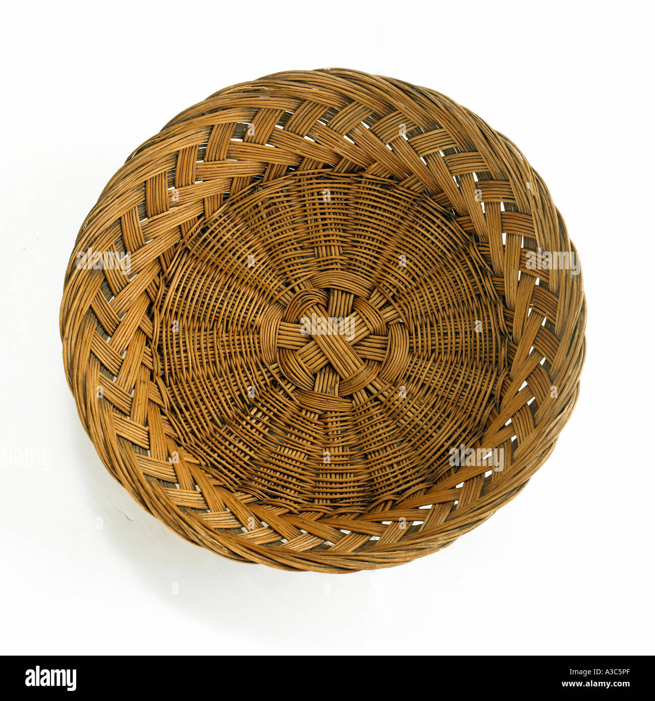 Korbwaren Tablett, Objekt, Antiquität, wohnen Artikel, Folk, Kor Stockfoto