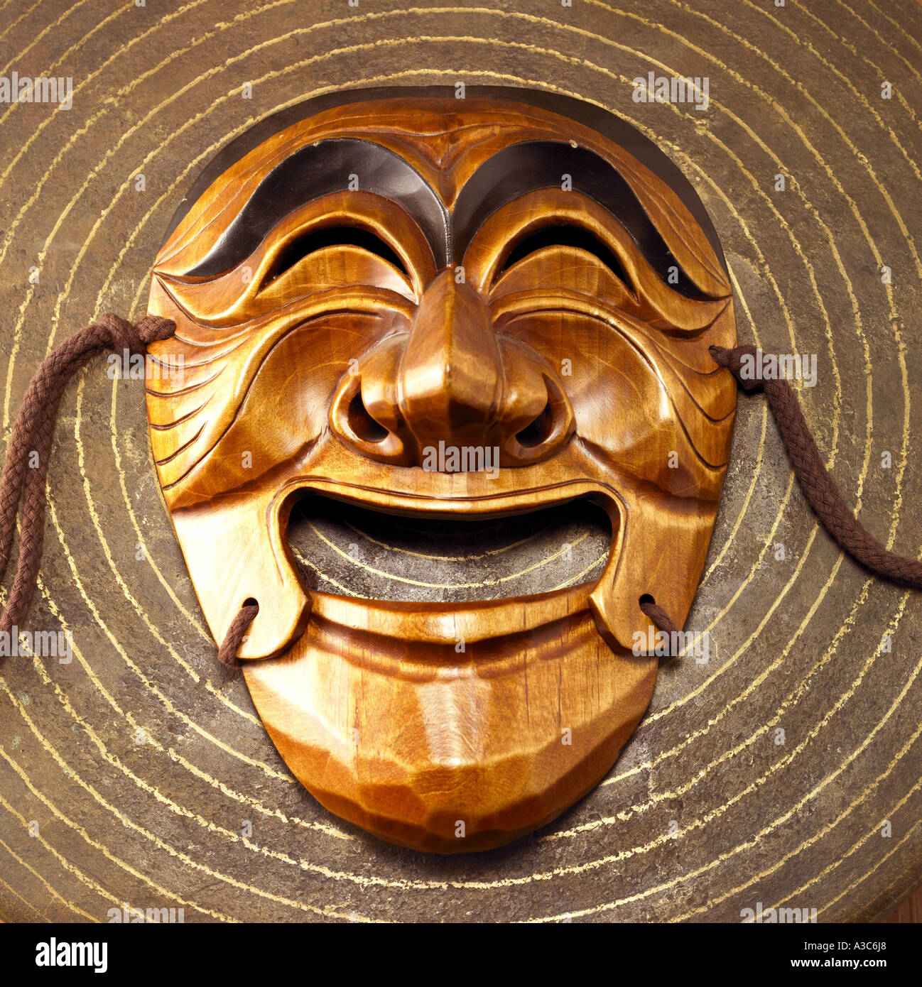 Koreanische traditionelle Maske; Tal Stockfoto