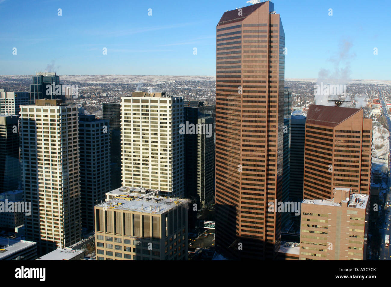 Stadt Calgary, Alberta, Kanada, Stockfoto