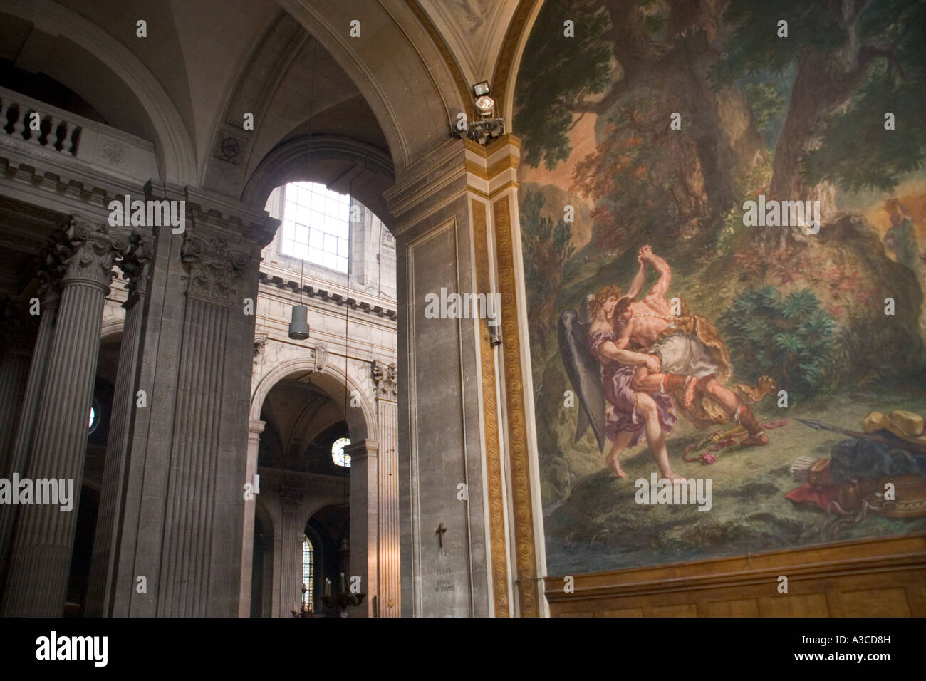 Eglise Saint-Sulpice in Paris, Frankreich Stockfoto