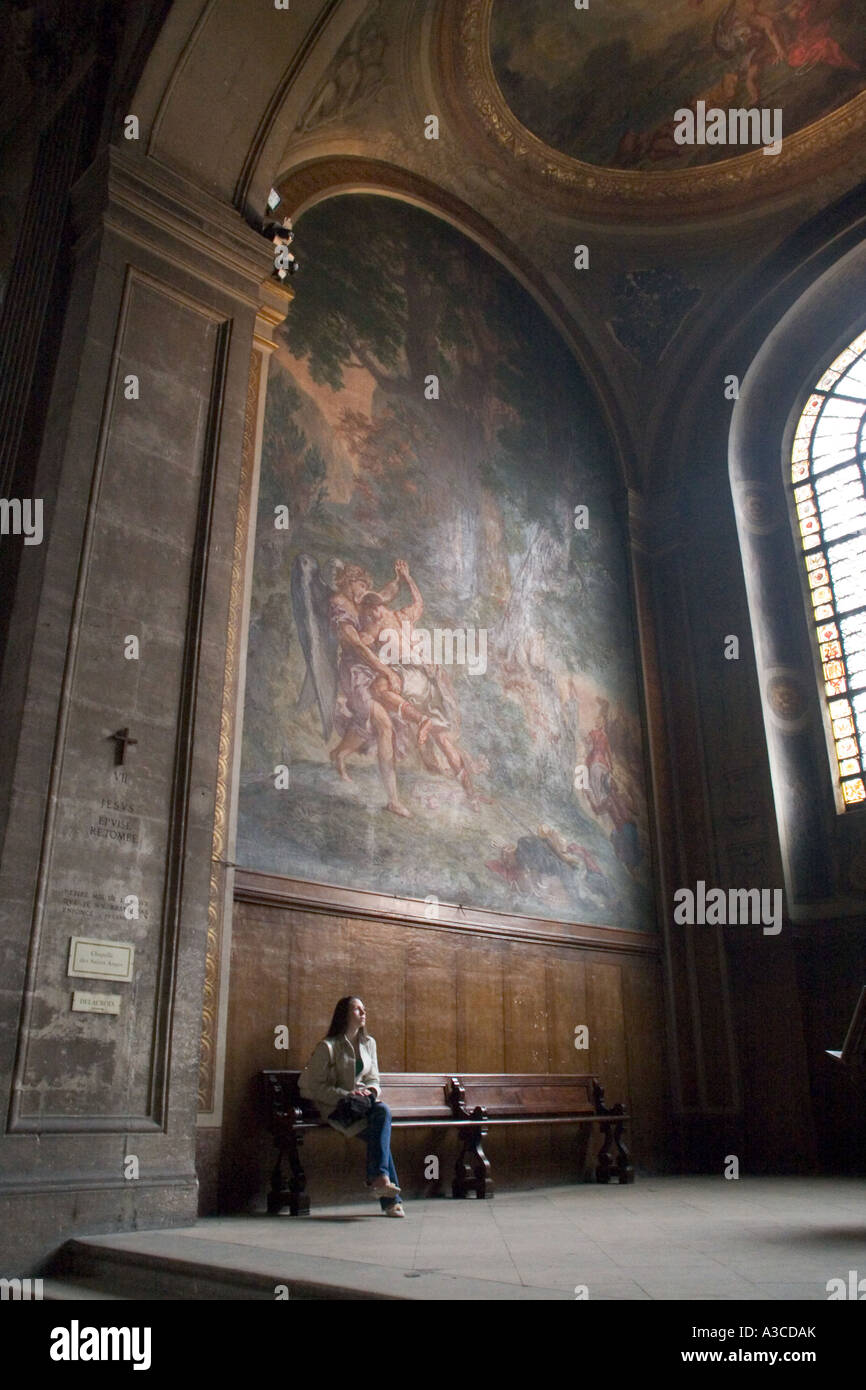 Eglise Saint-Sulpice in Paris, Frankreich Stockfoto